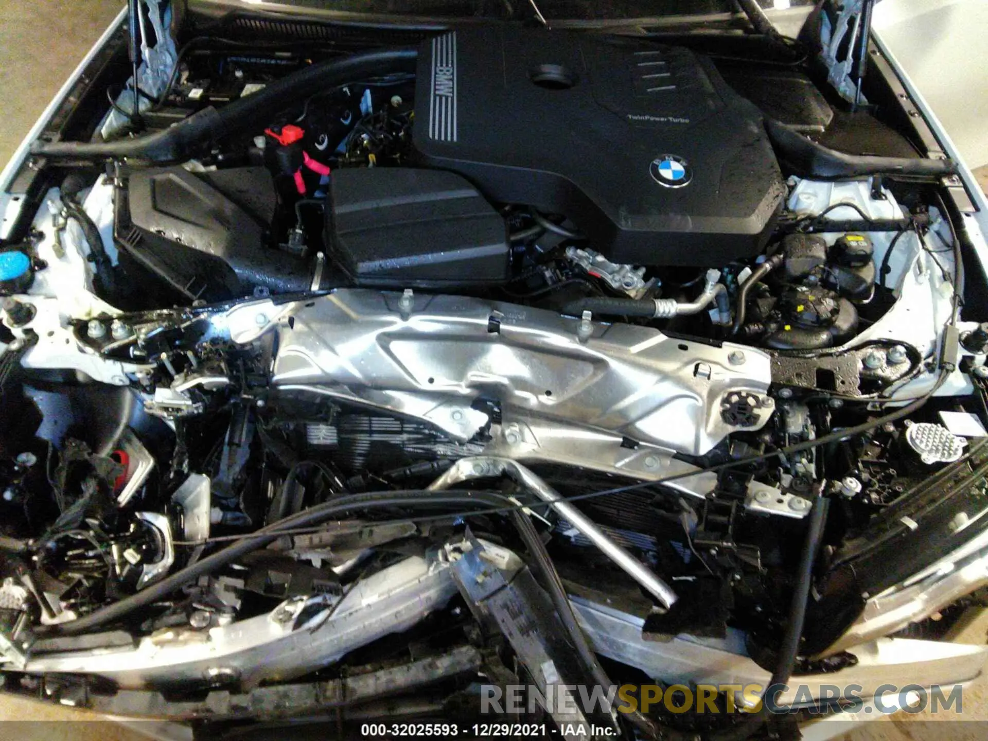 10 fotografías del automóvil dañado 3MW5R7J08M8B98676 BMW 3 SERIES 2021