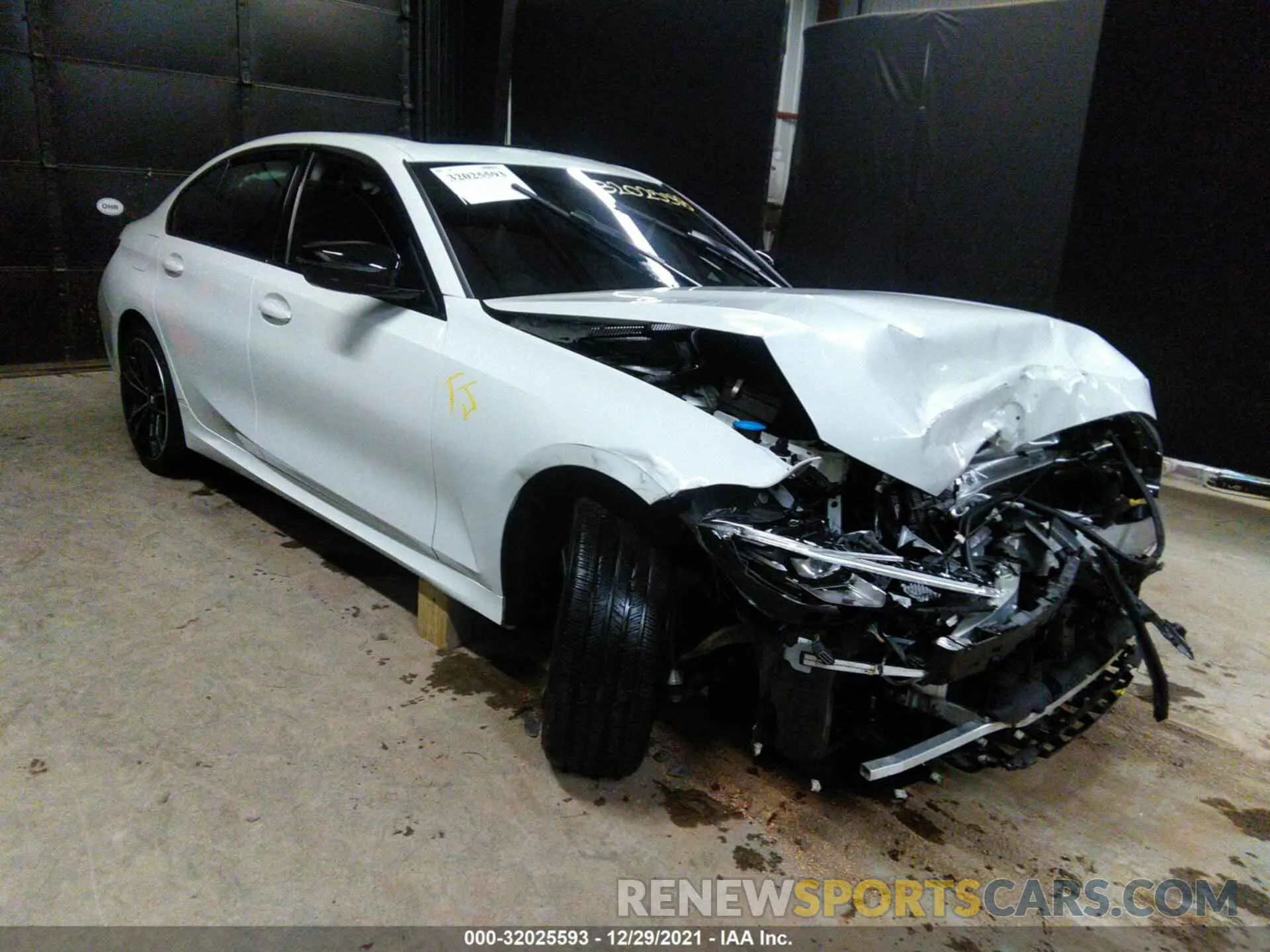 6 fotografías del automóvil dañado 3MW5R7J08M8B98676 BMW 3 SERIES 2021