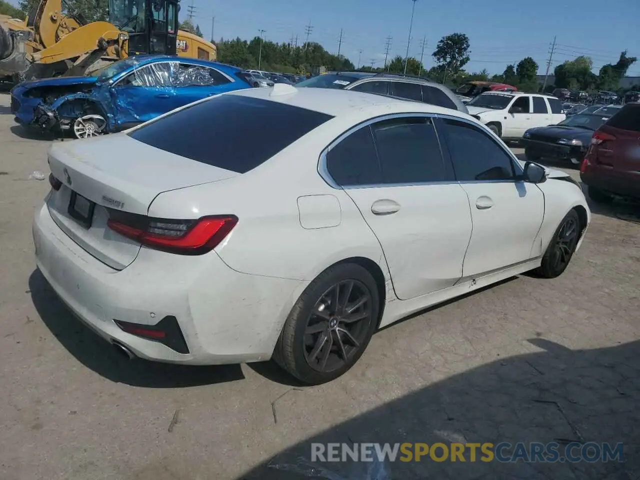 3 fotografías del automóvil dañado 3MW5R7J08M8C19848 BMW 3 SERIES 2021