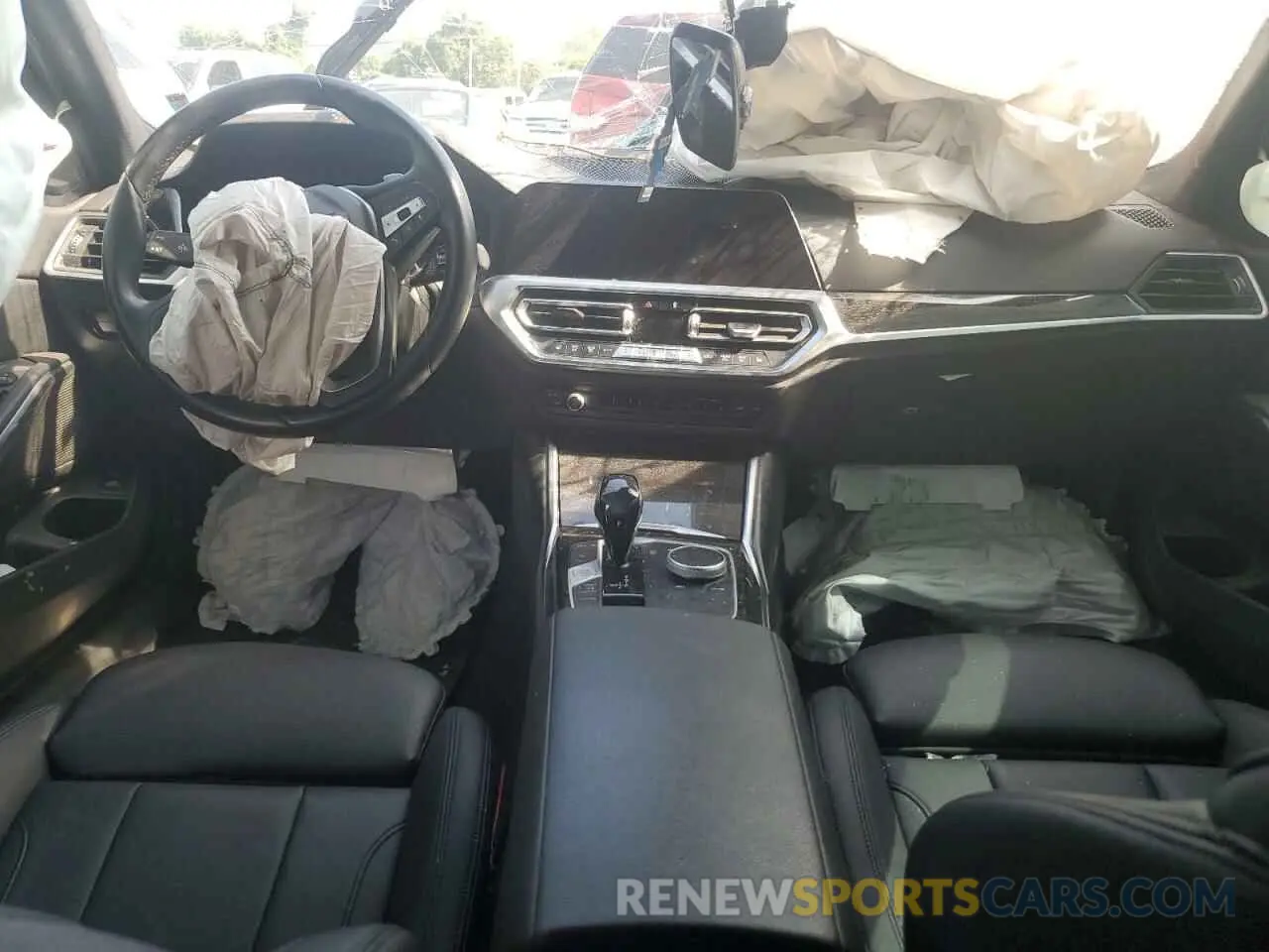 8 fotografías del automóvil dañado 3MW5R7J08M8C19848 BMW 3 SERIES 2021