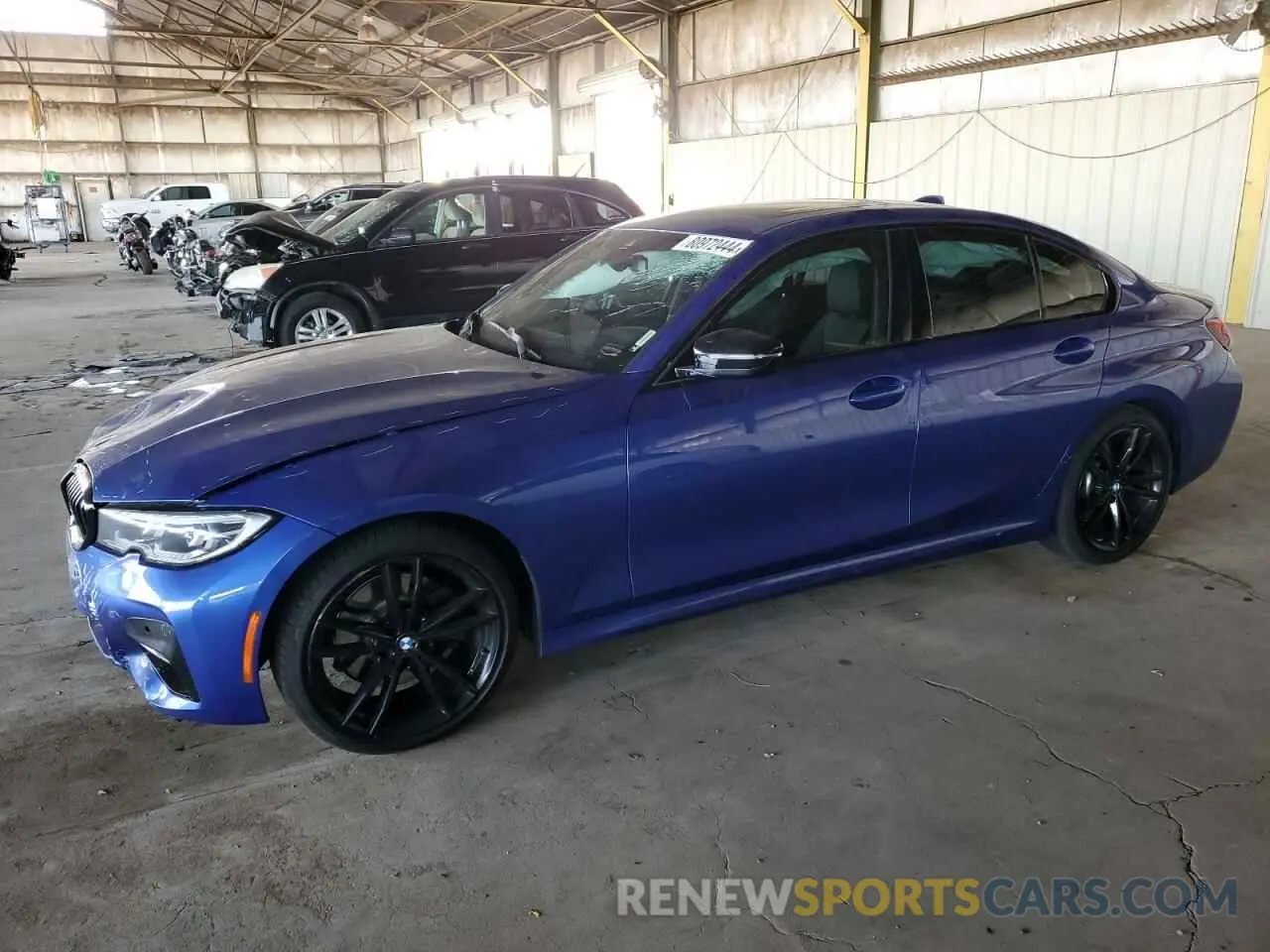 1 fotografías del automóvil dañado 3MW5R7J09M8B67209 BMW 3 SERIES 2021