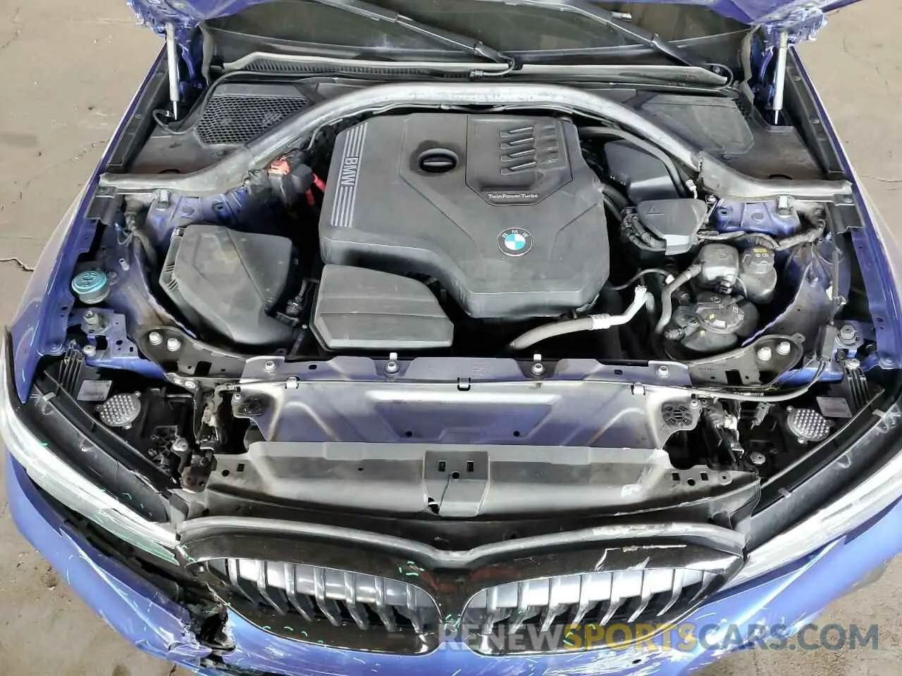 11 fotografías del automóvil dañado 3MW5R7J09M8B67209 BMW 3 SERIES 2021