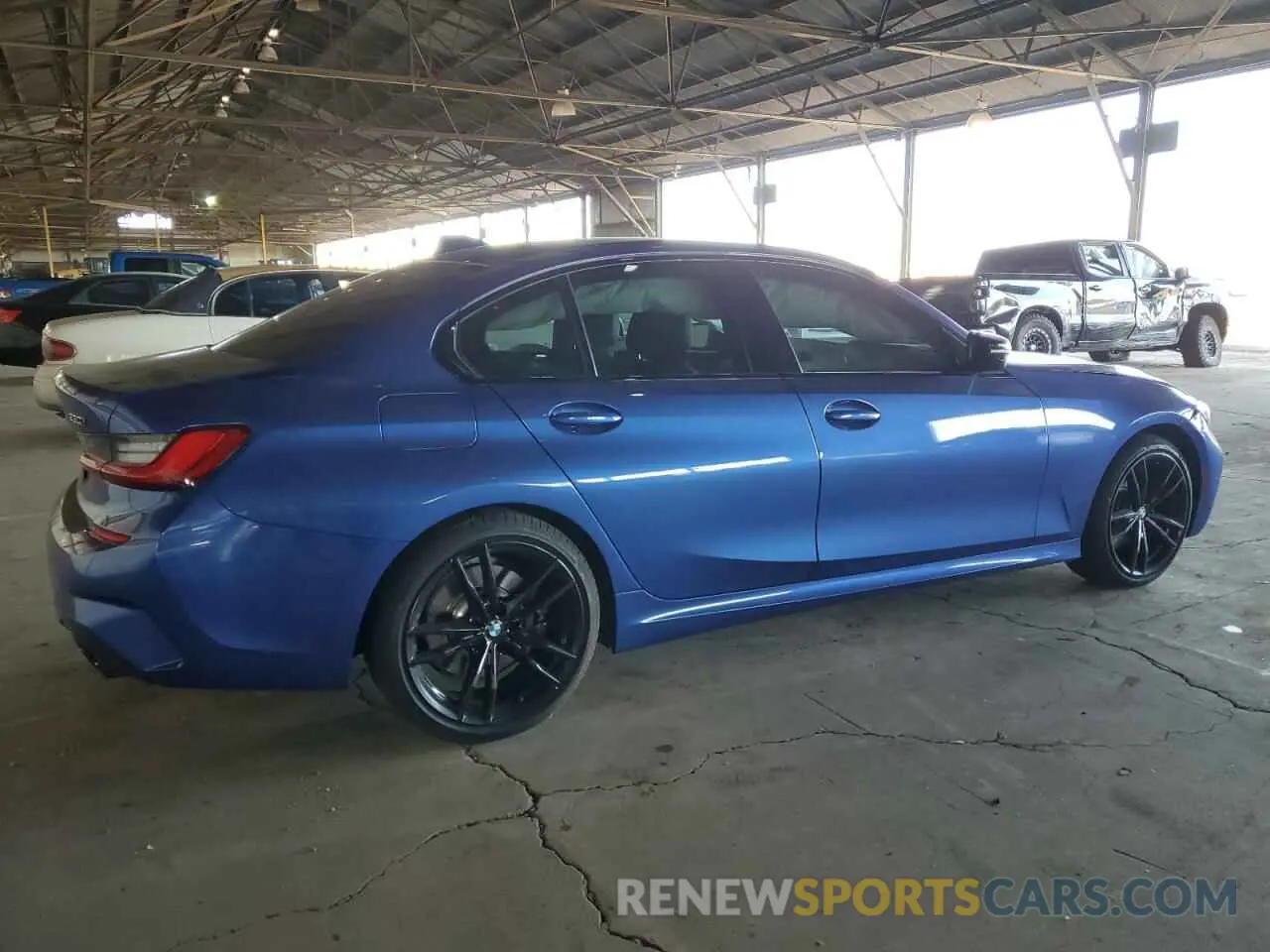 3 fotografías del automóvil dañado 3MW5R7J09M8B67209 BMW 3 SERIES 2021