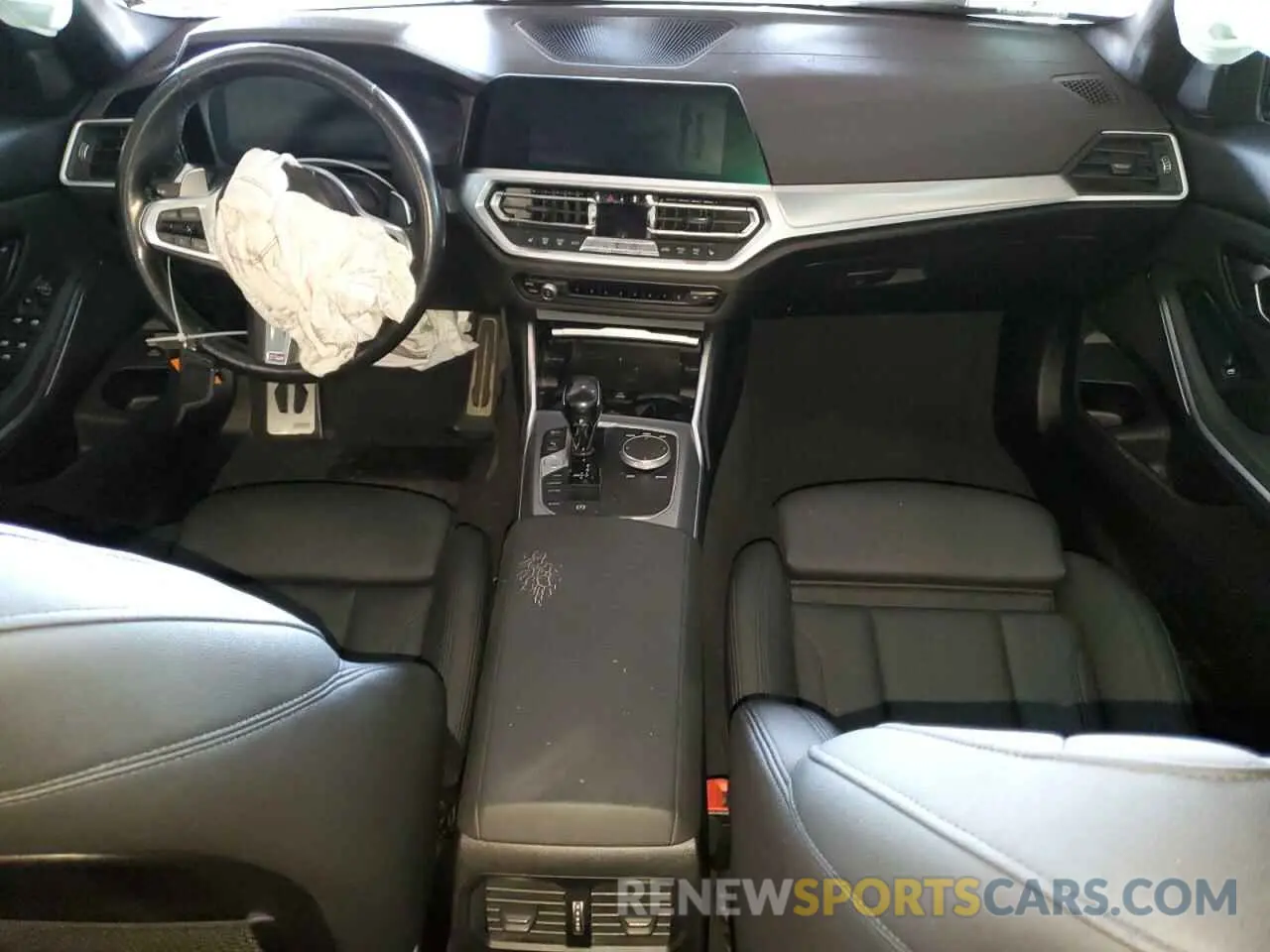 8 fotografías del automóvil dañado 3MW5R7J09M8B67209 BMW 3 SERIES 2021