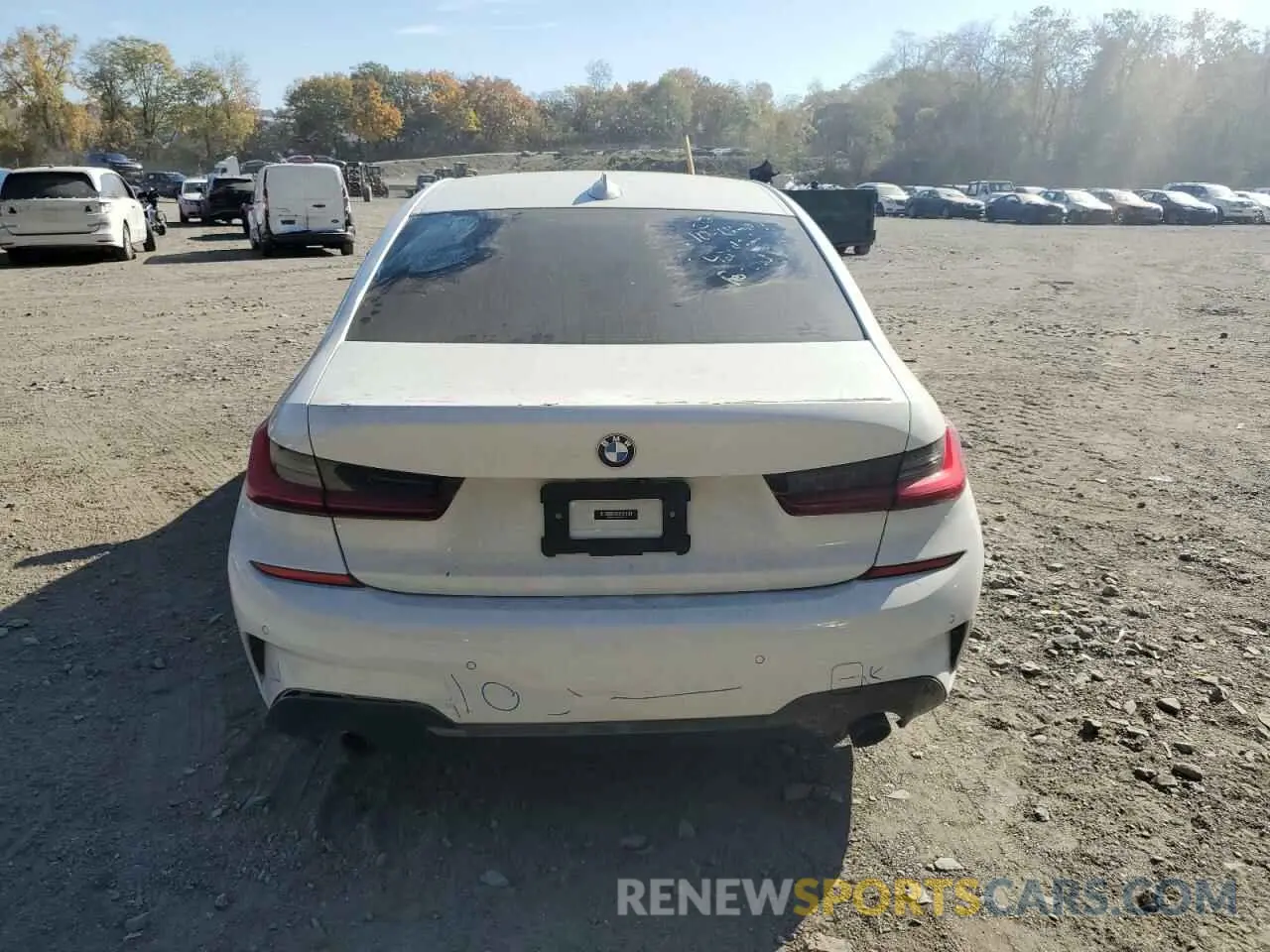 6 fotografías del automóvil dañado 3MW5R7J09M8B87573 BMW 3 SERIES 2021