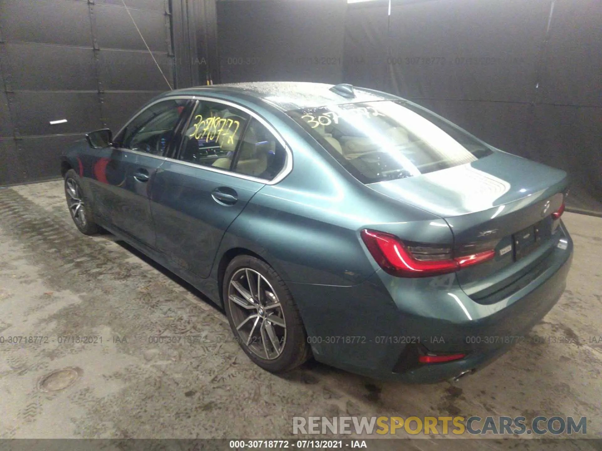 3 fotografías del automóvil dañado 3MW5R7J0XM8B58602 BMW 3 SERIES 2021