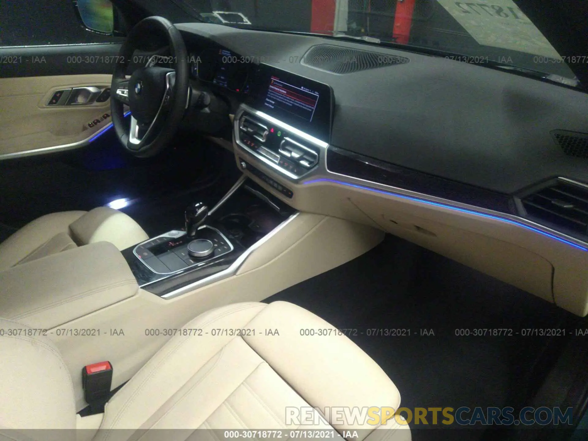5 fotografías del automóvil dañado 3MW5R7J0XM8B58602 BMW 3 SERIES 2021