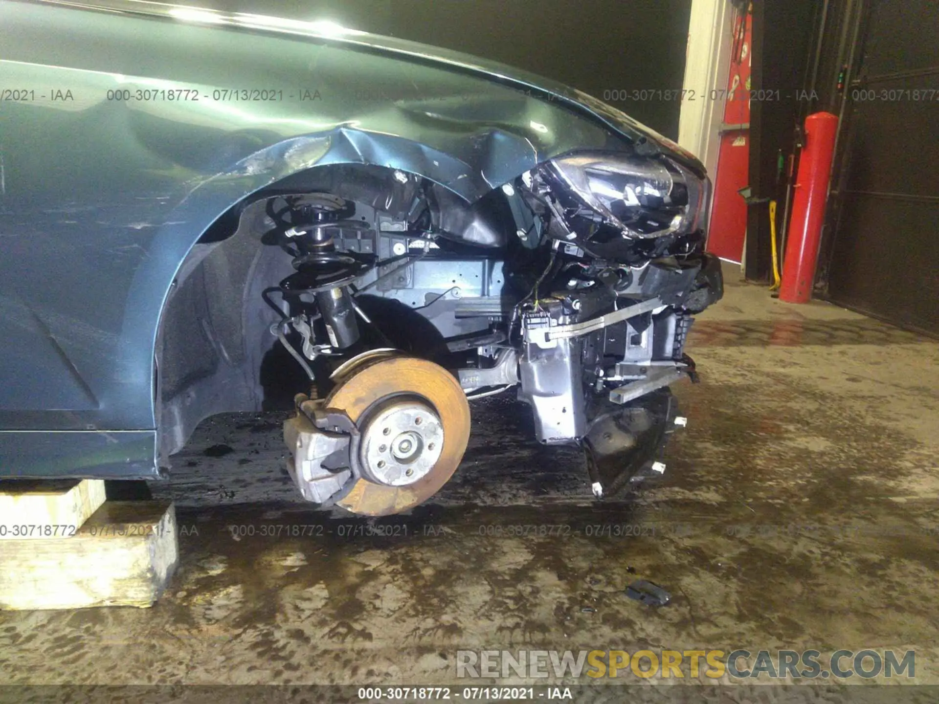 6 fotografías del automóvil dañado 3MW5R7J0XM8B58602 BMW 3 SERIES 2021