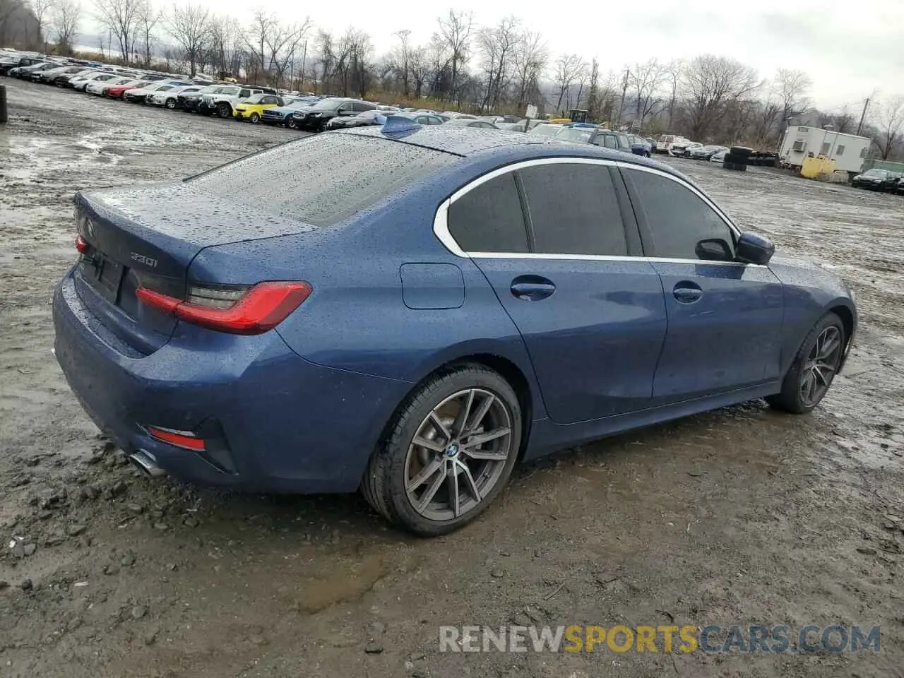 3 fotografías del automóvil dañado 3MW5R7J0XM8B70653 BMW 3 SERIES 2021