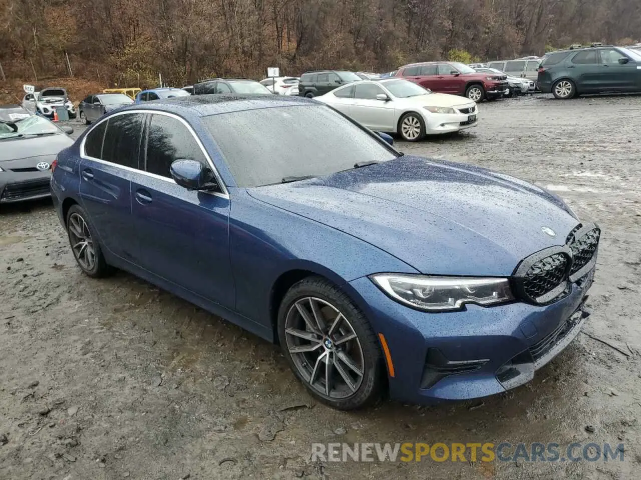 4 fotografías del automóvil dañado 3MW5R7J0XM8B70653 BMW 3 SERIES 2021