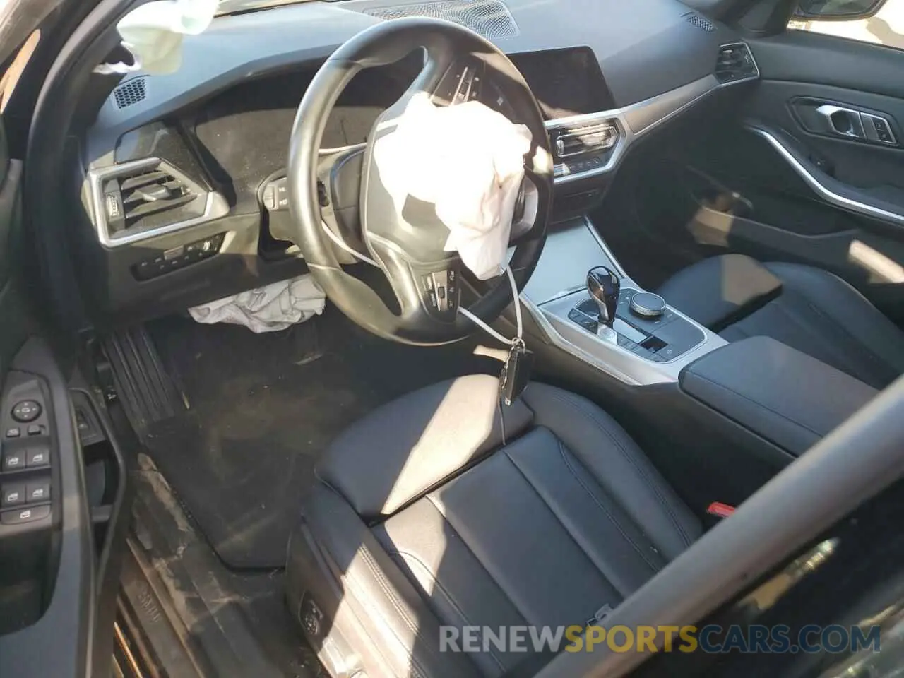 8 fotografías del automóvil dañado 3MW5R7J0XM8C10780 BMW 3 SERIES 2021