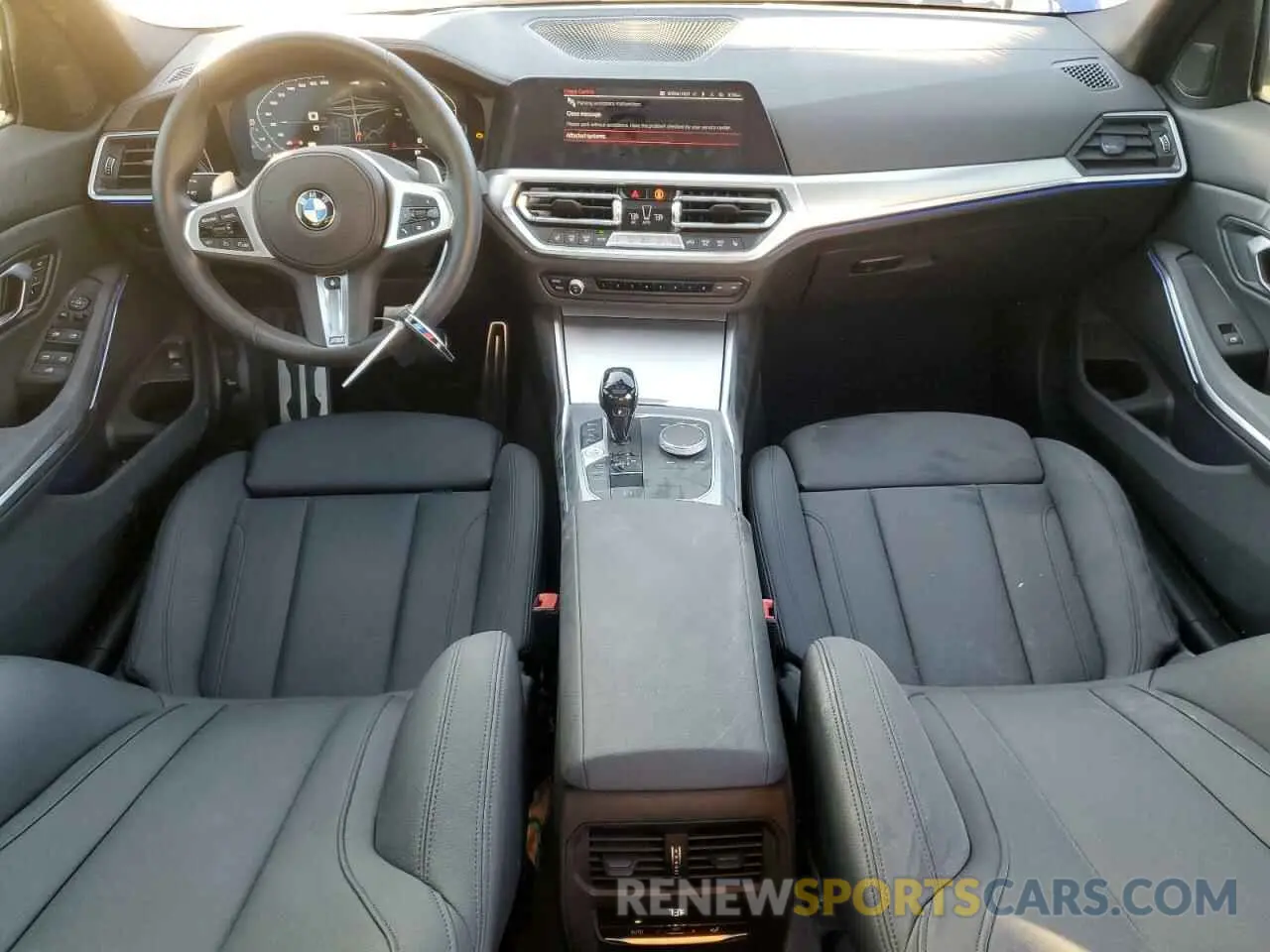 8 fotografías del automóvil dañado 3MW5R7J0XM8C14425 BMW 3 SERIES 2021