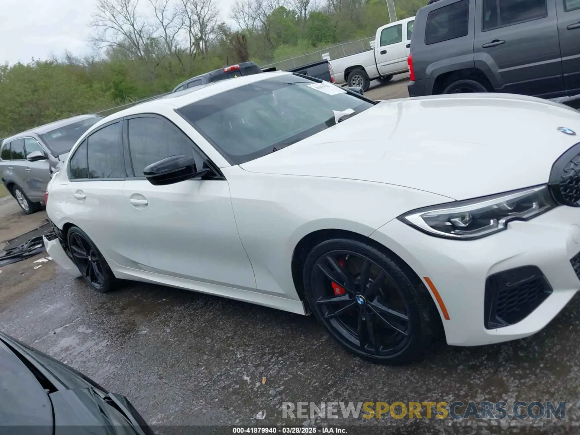 13 fotografías del automóvil dañado 3MW5U7J01M8B74069 BMW 3 SERIES 2021