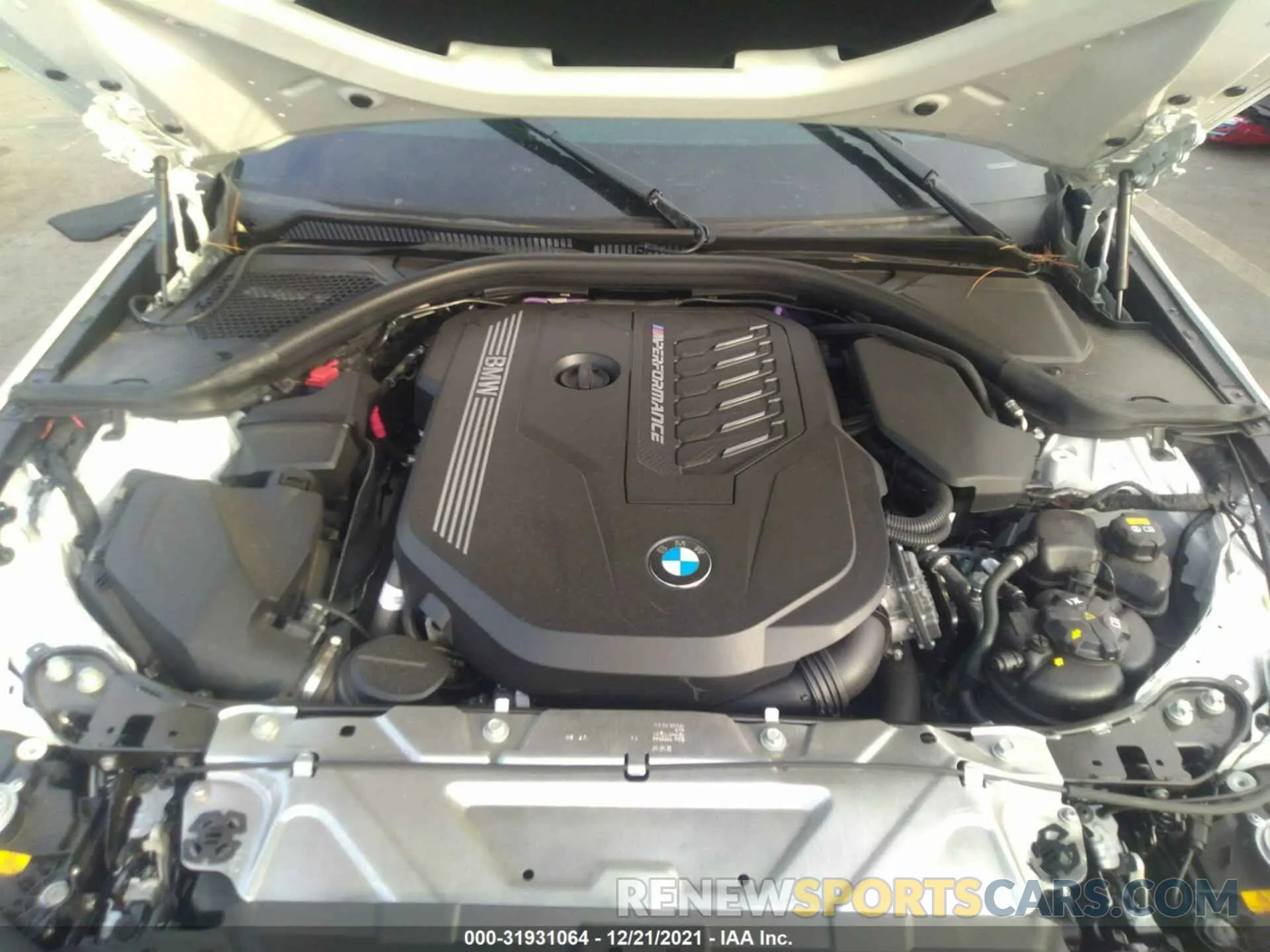 10 fotografías del automóvil dañado 3MW5U7J03M8C10425 BMW 3 SERIES 2021
