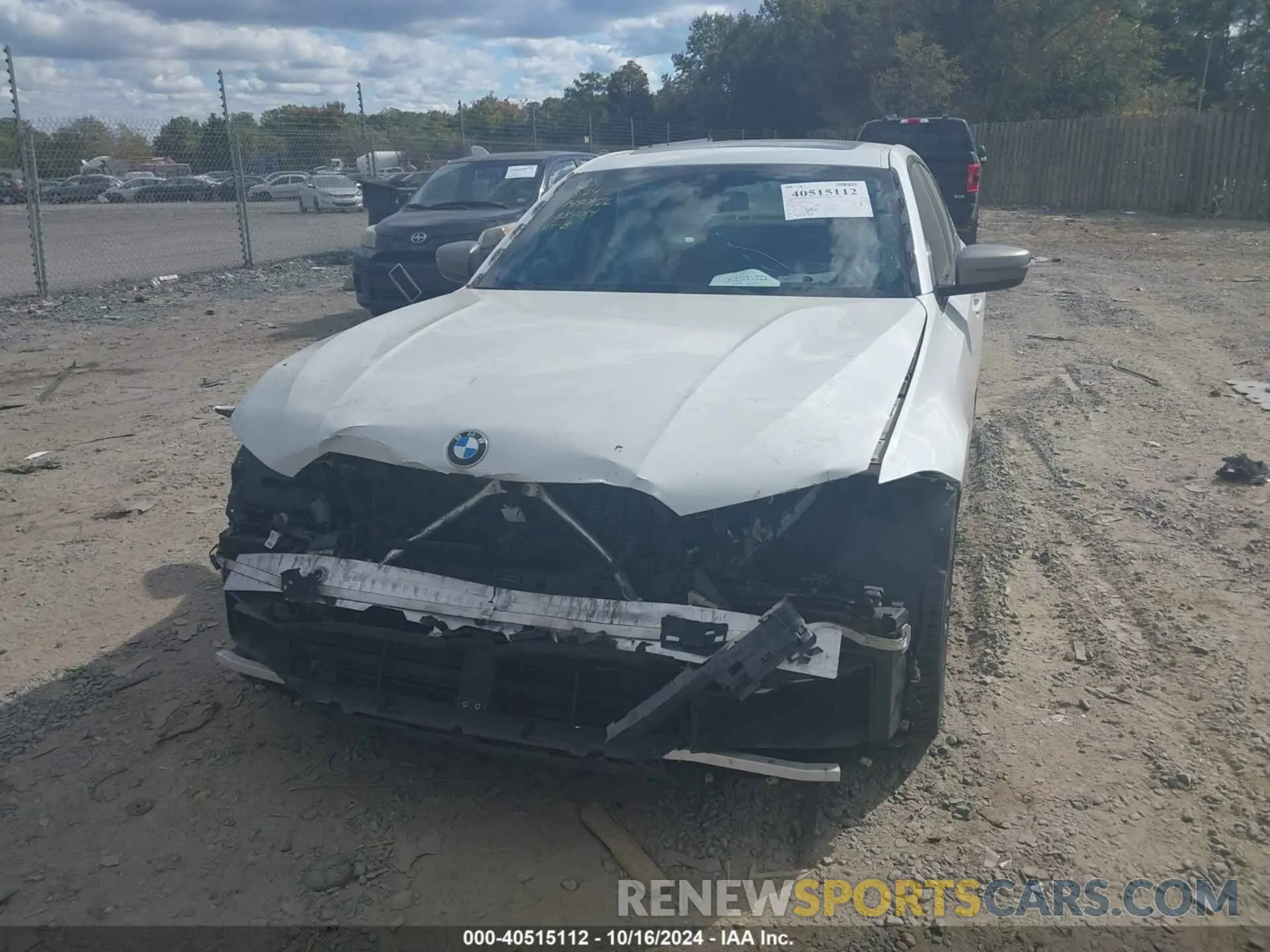 6 fotografías del automóvil dañado 3MW5U7J04M8B84014 BMW 3 SERIES 2021