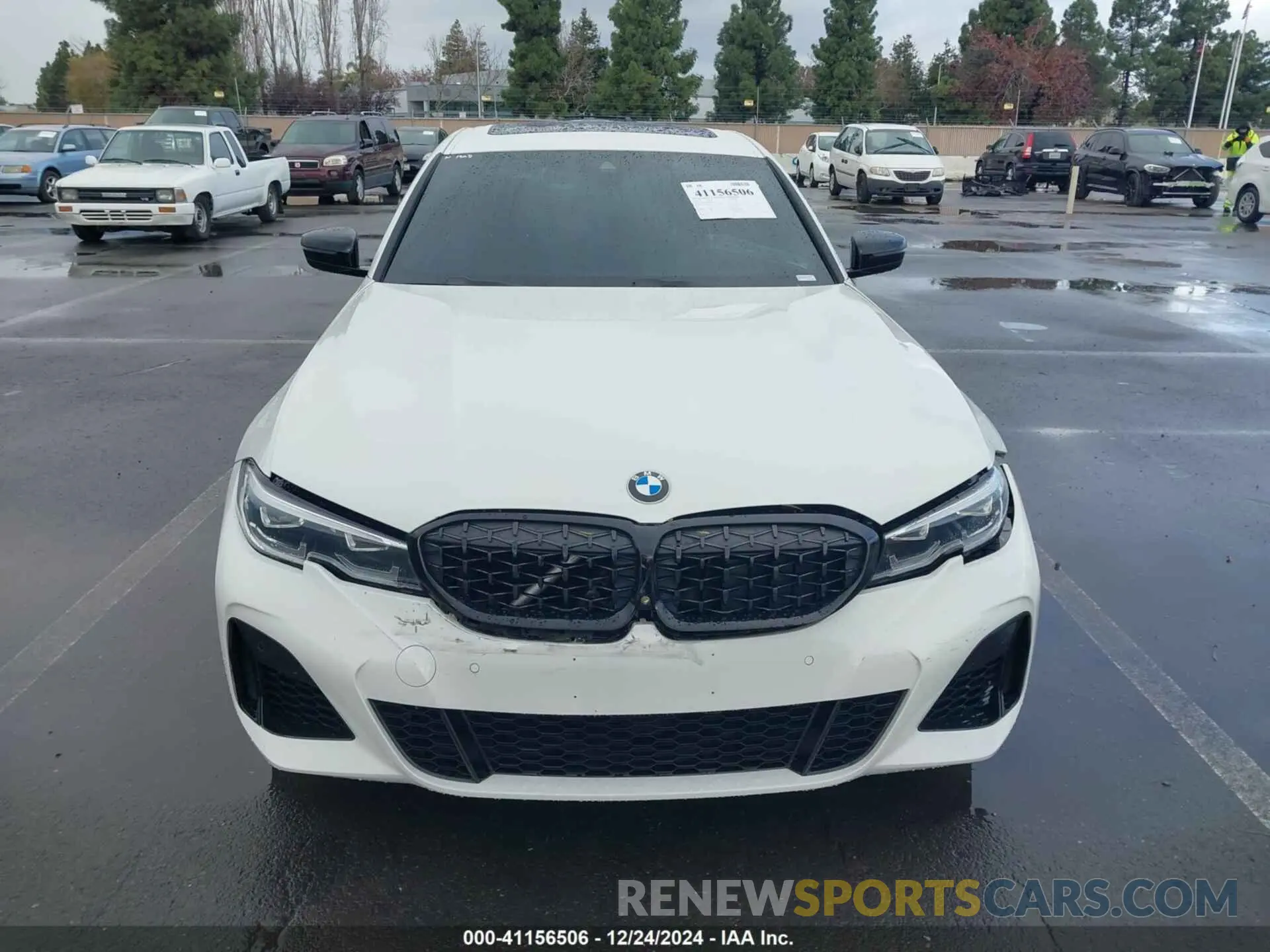 13 fotografías del automóvil dañado 3MW5U7J05M8B53273 BMW 3 SERIES 2021
