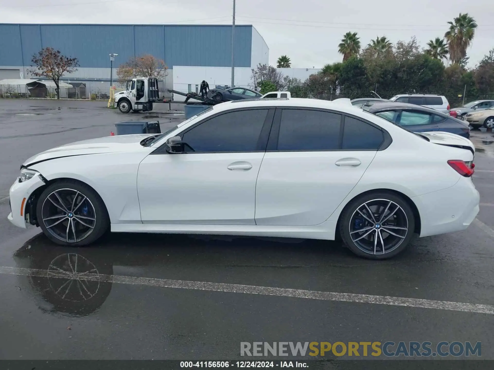 15 fotografías del automóvil dañado 3MW5U7J05M8B53273 BMW 3 SERIES 2021