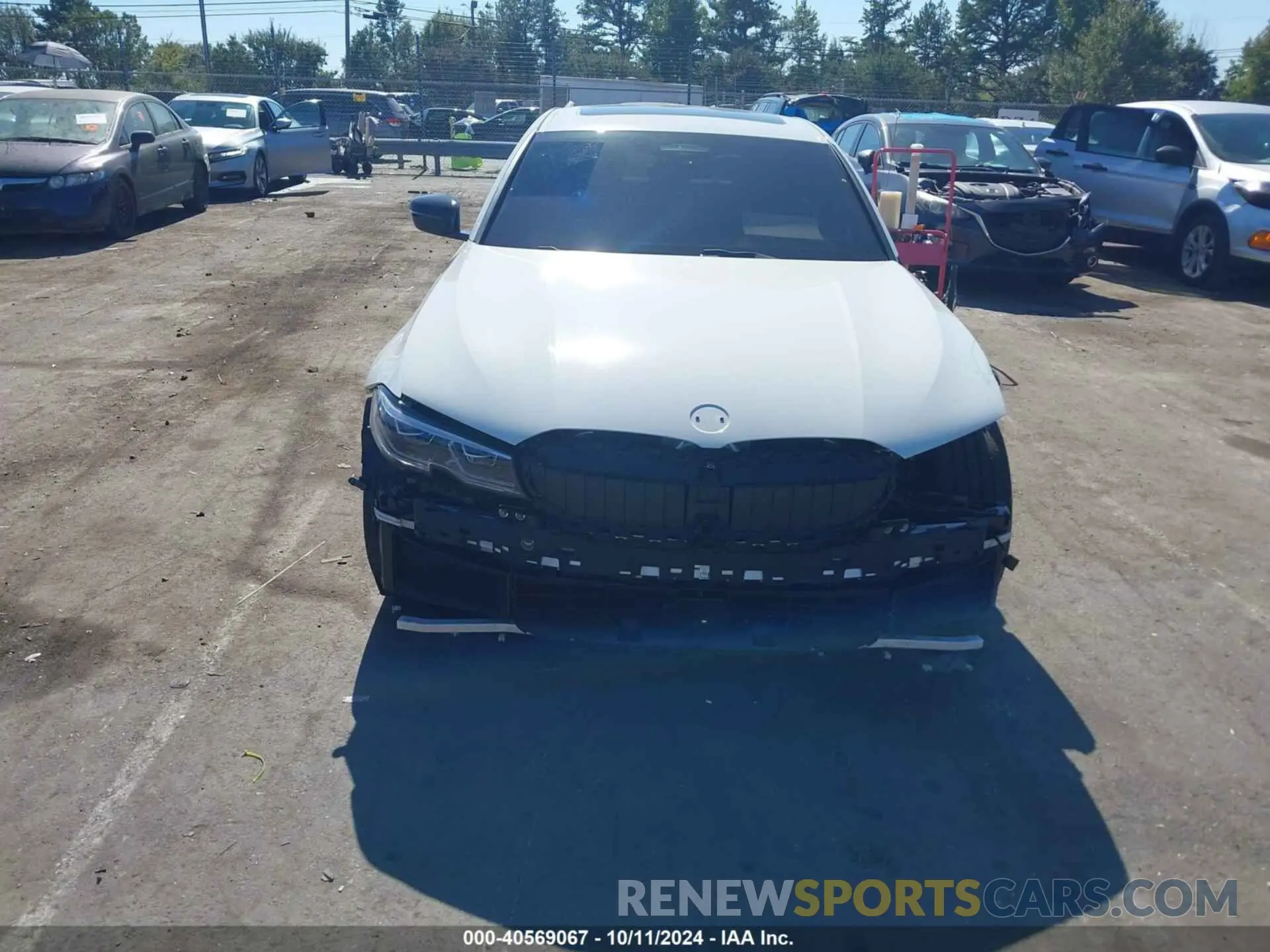 12 fotografías del automóvil dañado 3MW5U7J07M8C12419 BMW 3 SERIES 2021