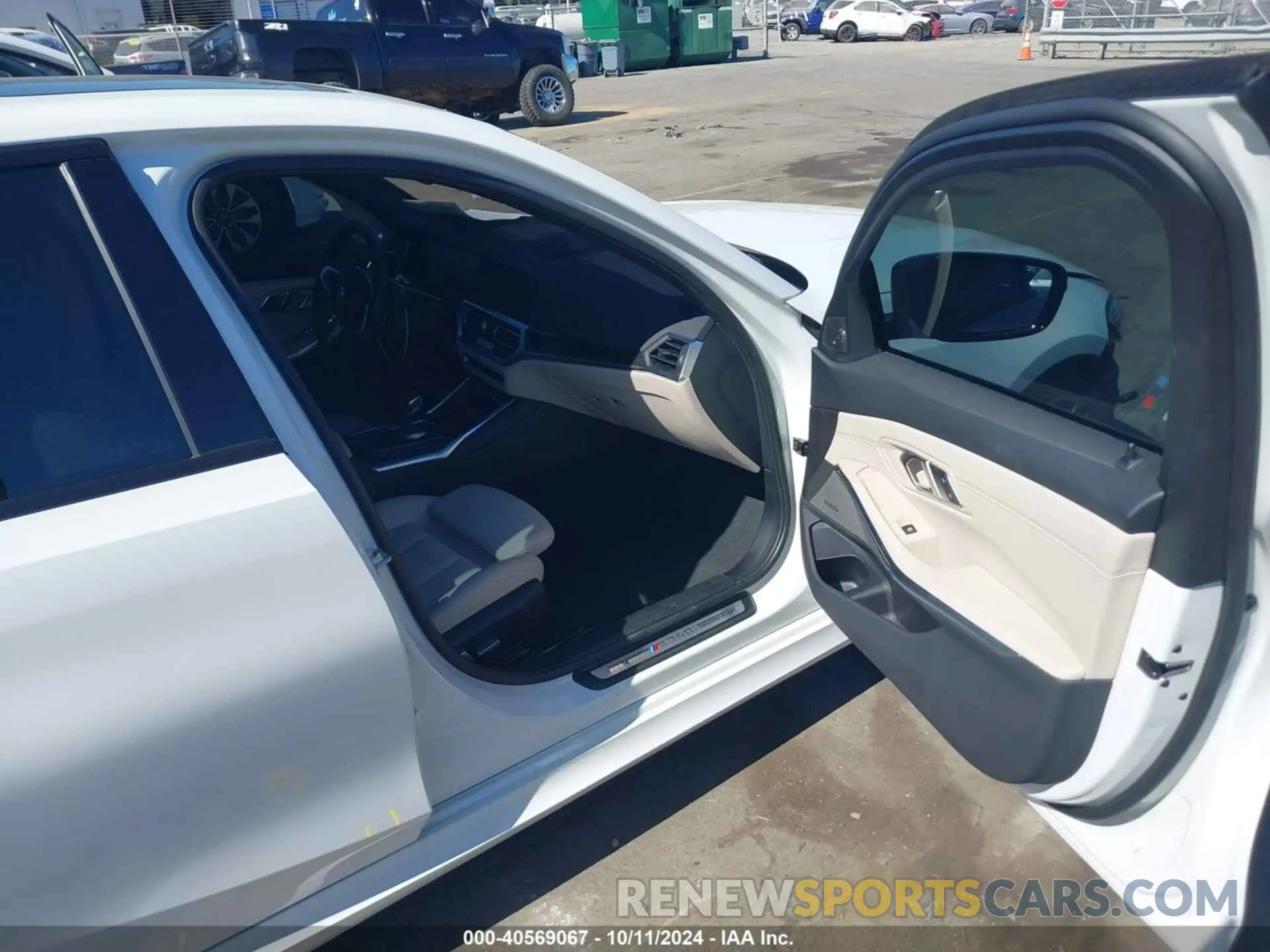 5 fotografías del automóvil dañado 3MW5U7J07M8C12419 BMW 3 SERIES 2021