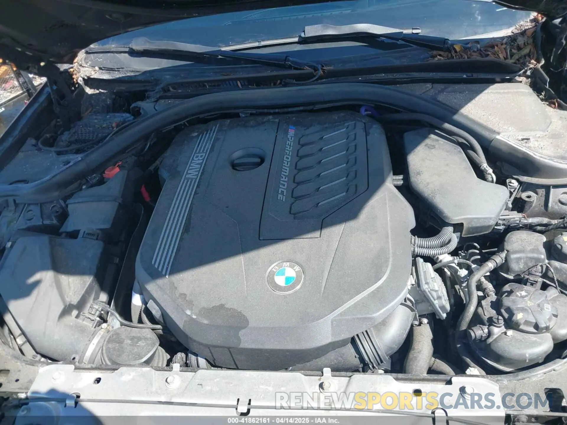 10 fotografías del automóvil dañado 3MW5U7J0XM8B75320 BMW 3 SERIES 2021