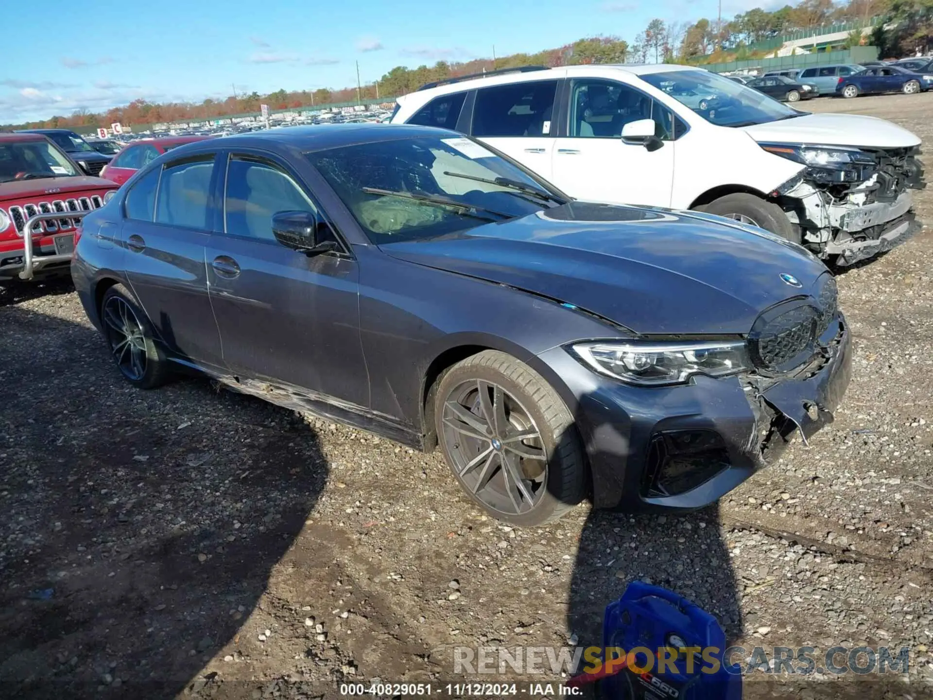 1 fotografías del automóvil dañado 3MW5U9J00M8B54195 BMW 3 SERIES 2021
