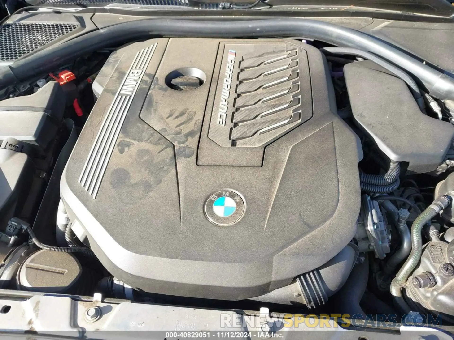 10 fotografías del automóvil dañado 3MW5U9J00M8B54195 BMW 3 SERIES 2021