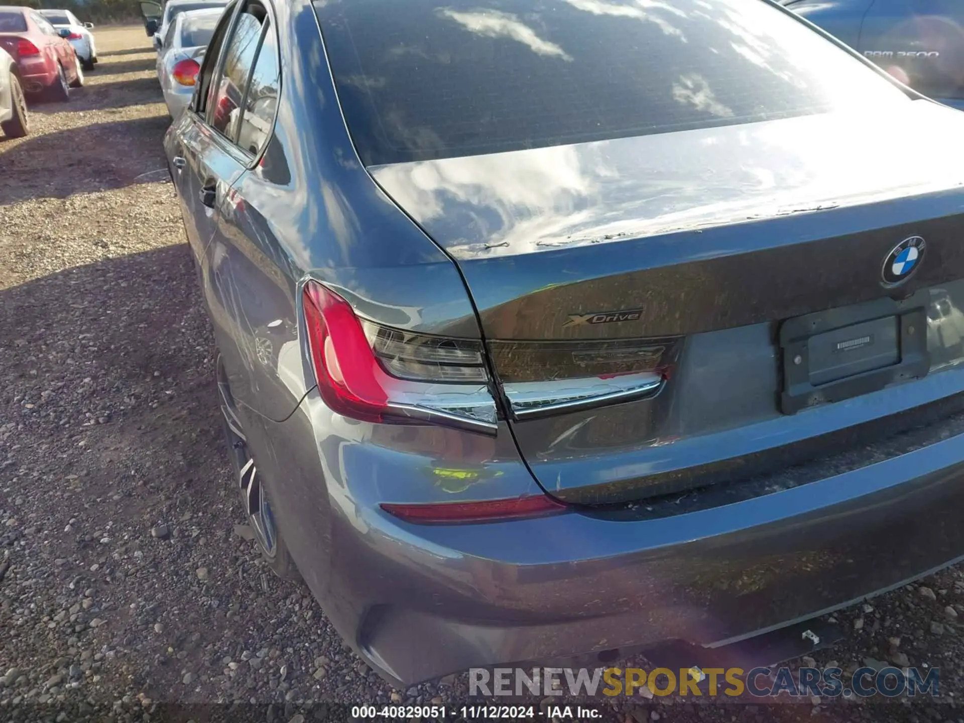 20 fotografías del automóvil dañado 3MW5U9J00M8B54195 BMW 3 SERIES 2021