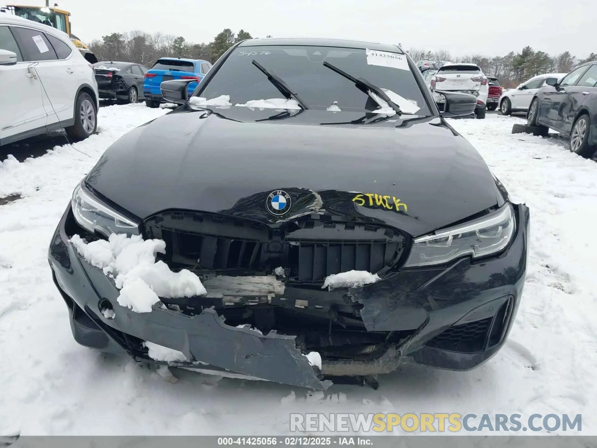 12 fotografías del automóvil dañado 3MW5U9J01M8B63472 BMW 3 SERIES 2021