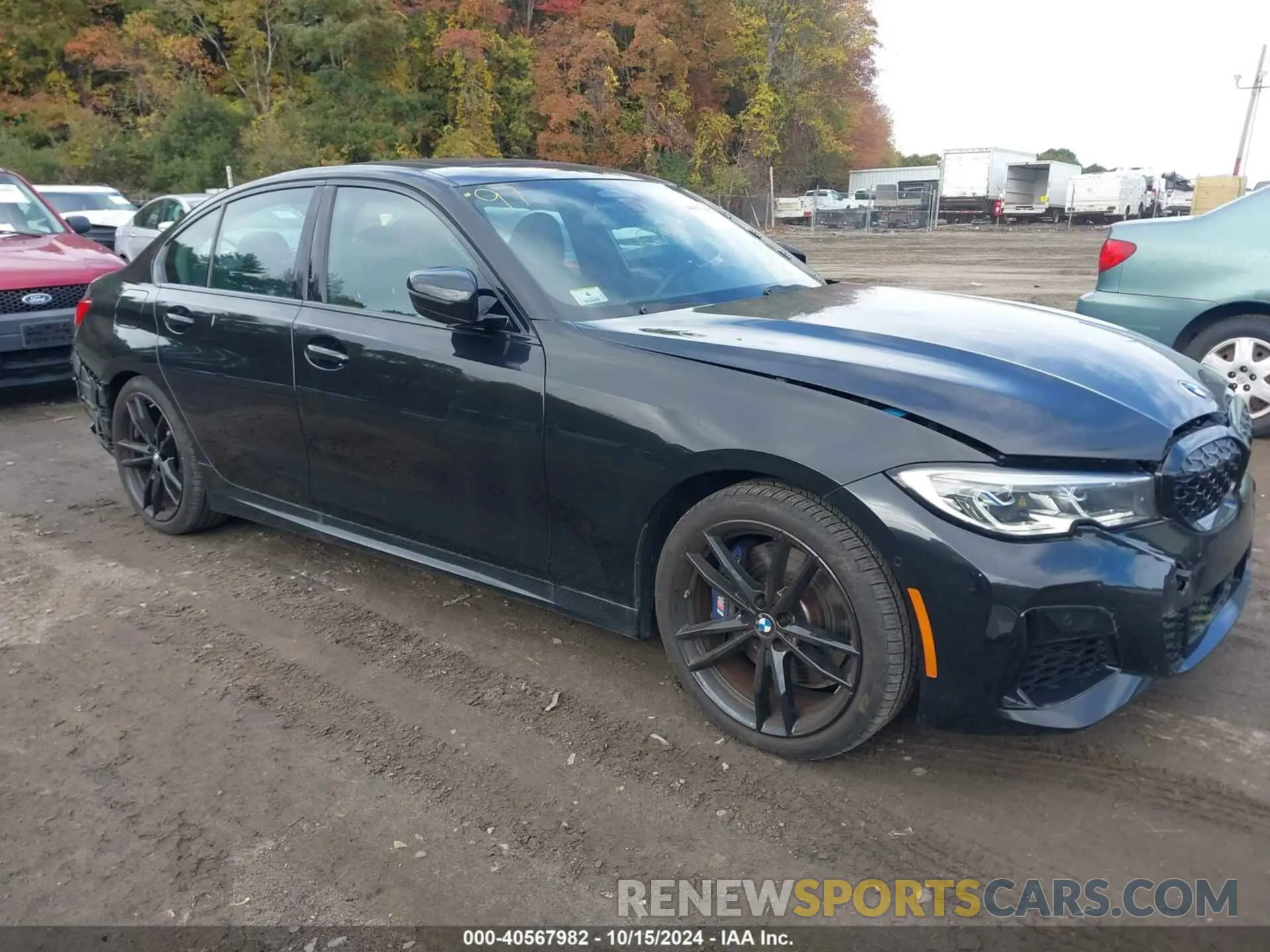 1 fotografías del automóvil dañado 3MW5U9J05M8B57447 BMW 3 SERIES 2021