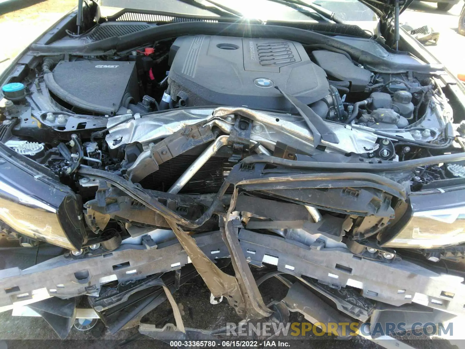 10 fotografías del automóvil dañado 3MW5U9J06M8B62589 BMW 3 SERIES 2021