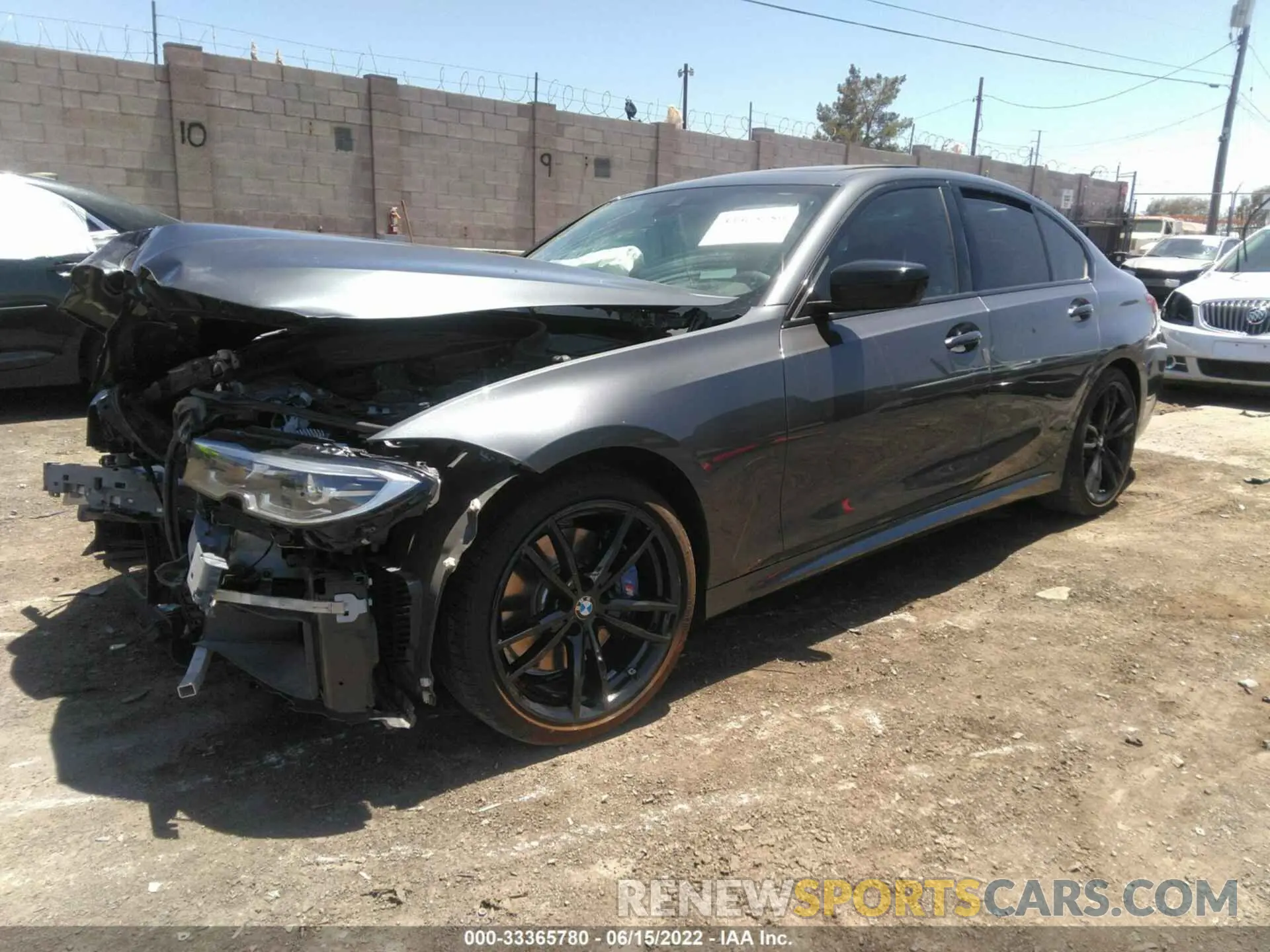 2 fotografías del automóvil dañado 3MW5U9J06M8B62589 BMW 3 SERIES 2021