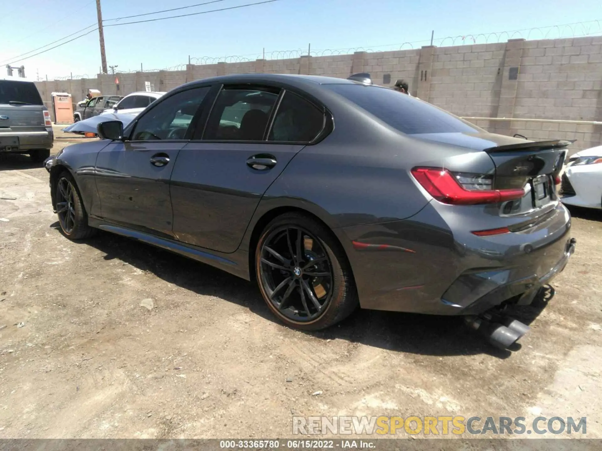 3 fotografías del automóvil dañado 3MW5U9J06M8B62589 BMW 3 SERIES 2021