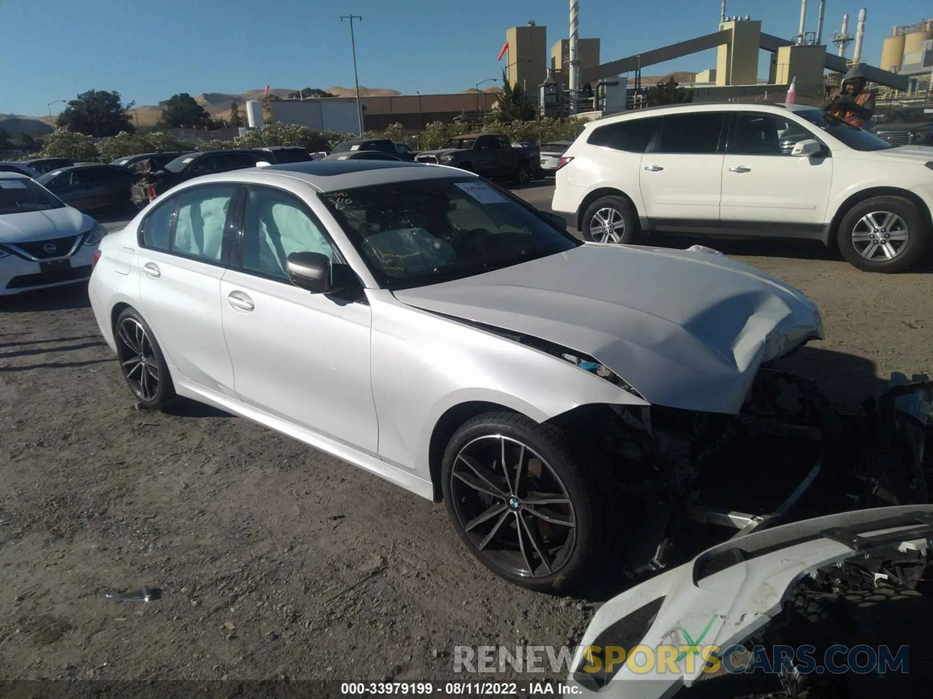 1 fotografías del automóvil dañado 3MW5U9J08M8B59029 BMW 3 SERIES 2021