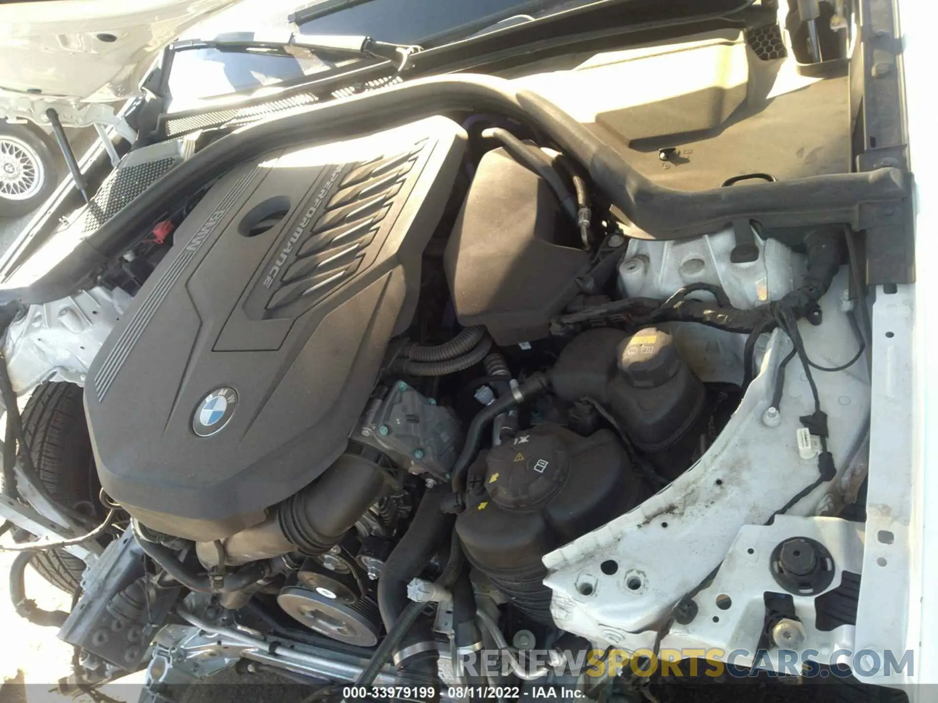 10 fotografías del automóvil dañado 3MW5U9J08M8B59029 BMW 3 SERIES 2021