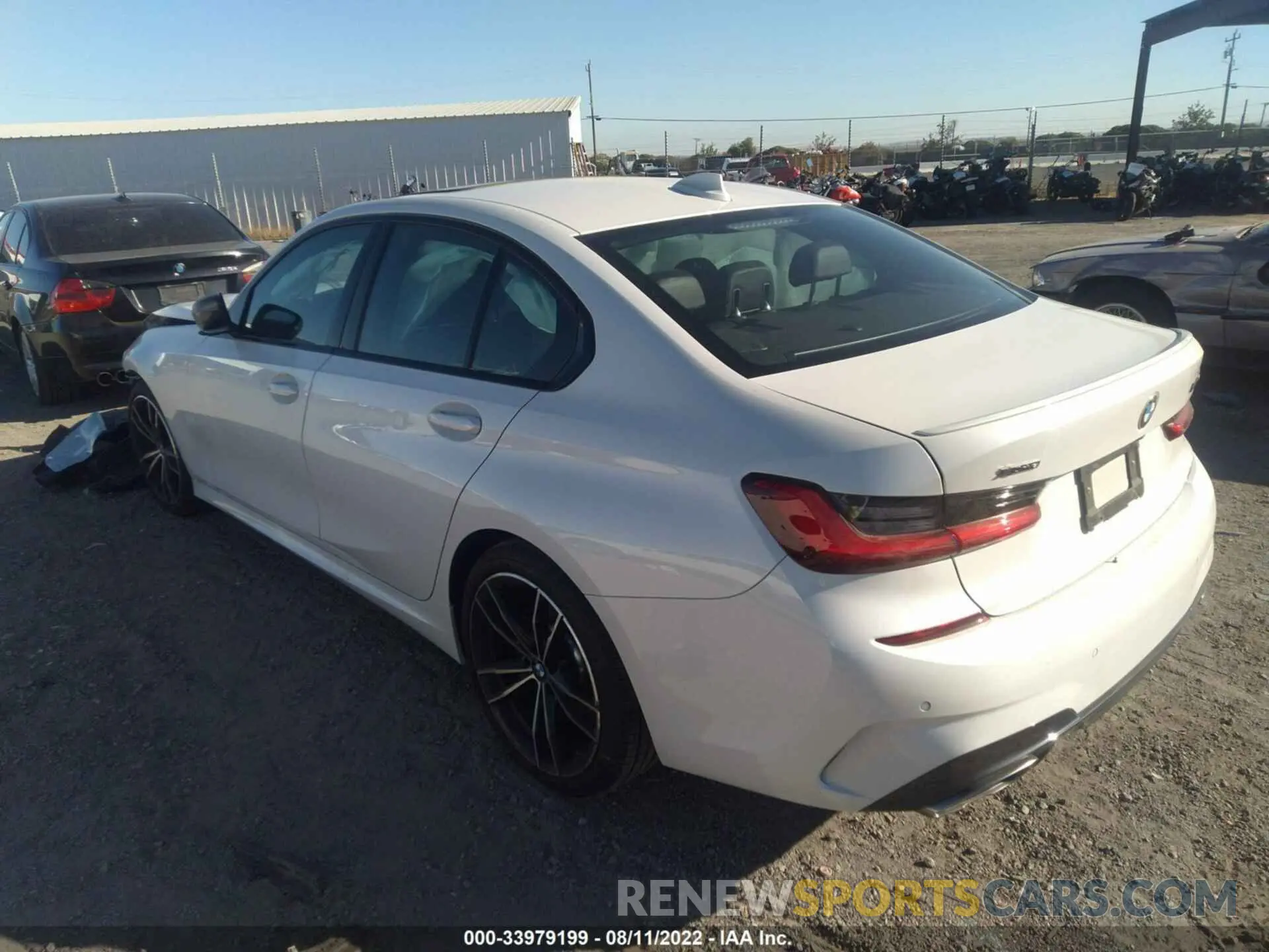 3 fotografías del automóvil dañado 3MW5U9J08M8B59029 BMW 3 SERIES 2021