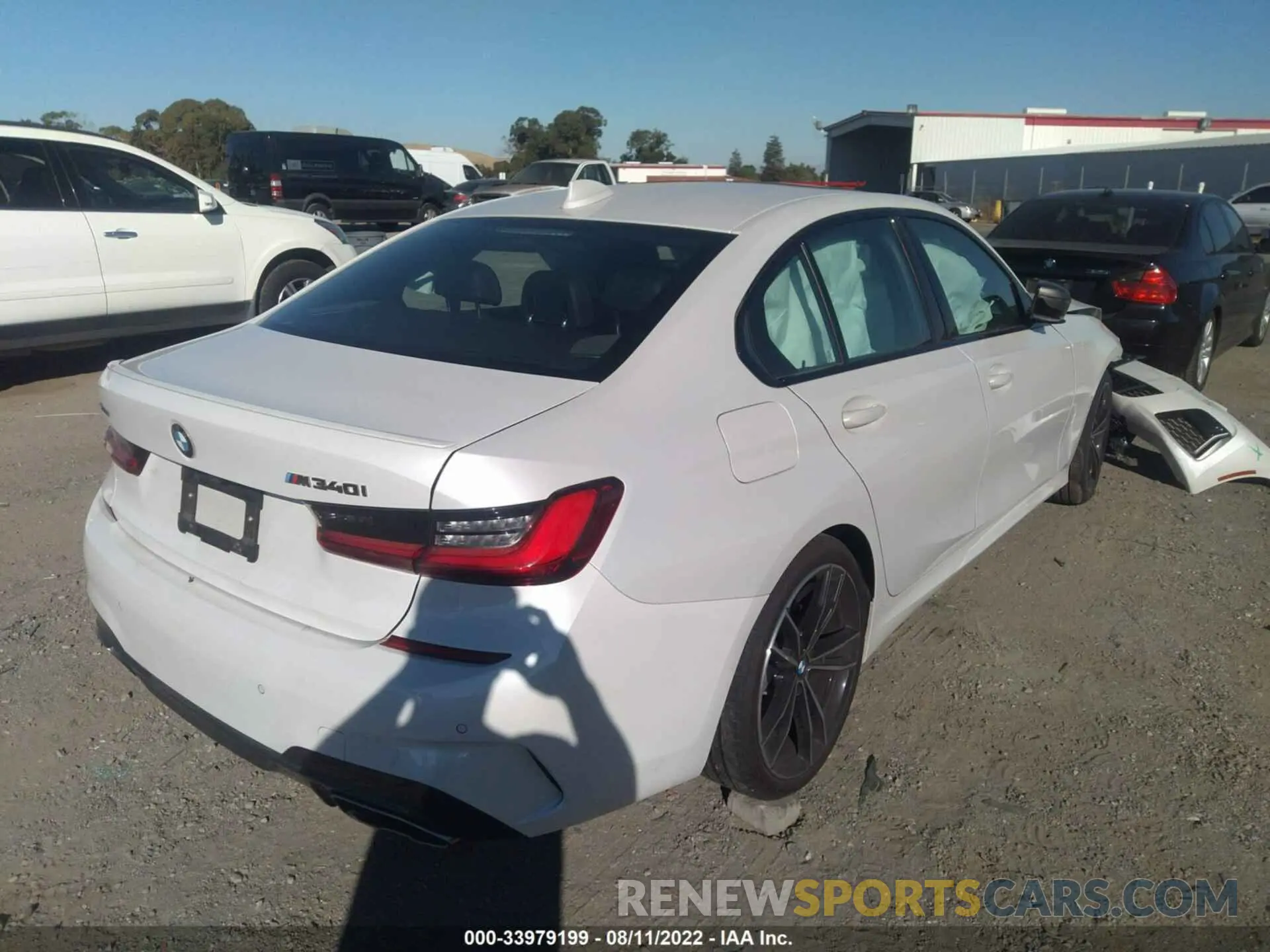 4 fotografías del automóvil dañado 3MW5U9J08M8B59029 BMW 3 SERIES 2021
