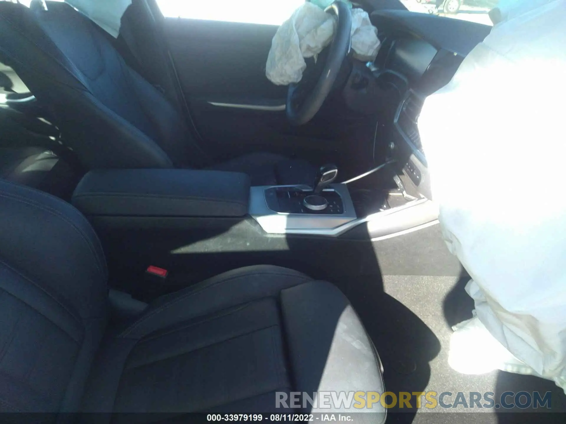 5 fotografías del automóvil dañado 3MW5U9J08M8B59029 BMW 3 SERIES 2021