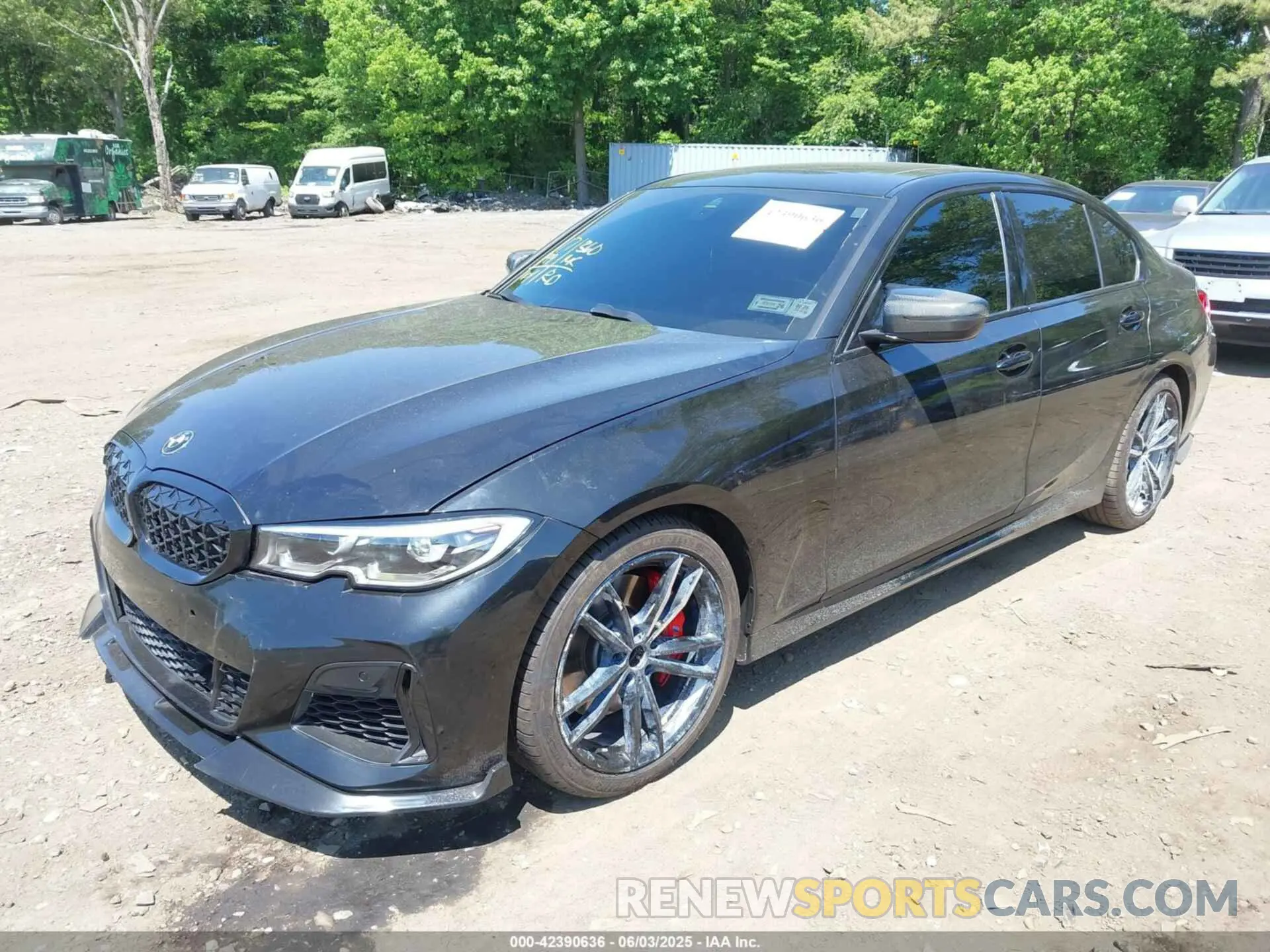 2 fotografías del automóvil dañado 3MW5U9J09M8B72761 BMW 3 SERIES 2021