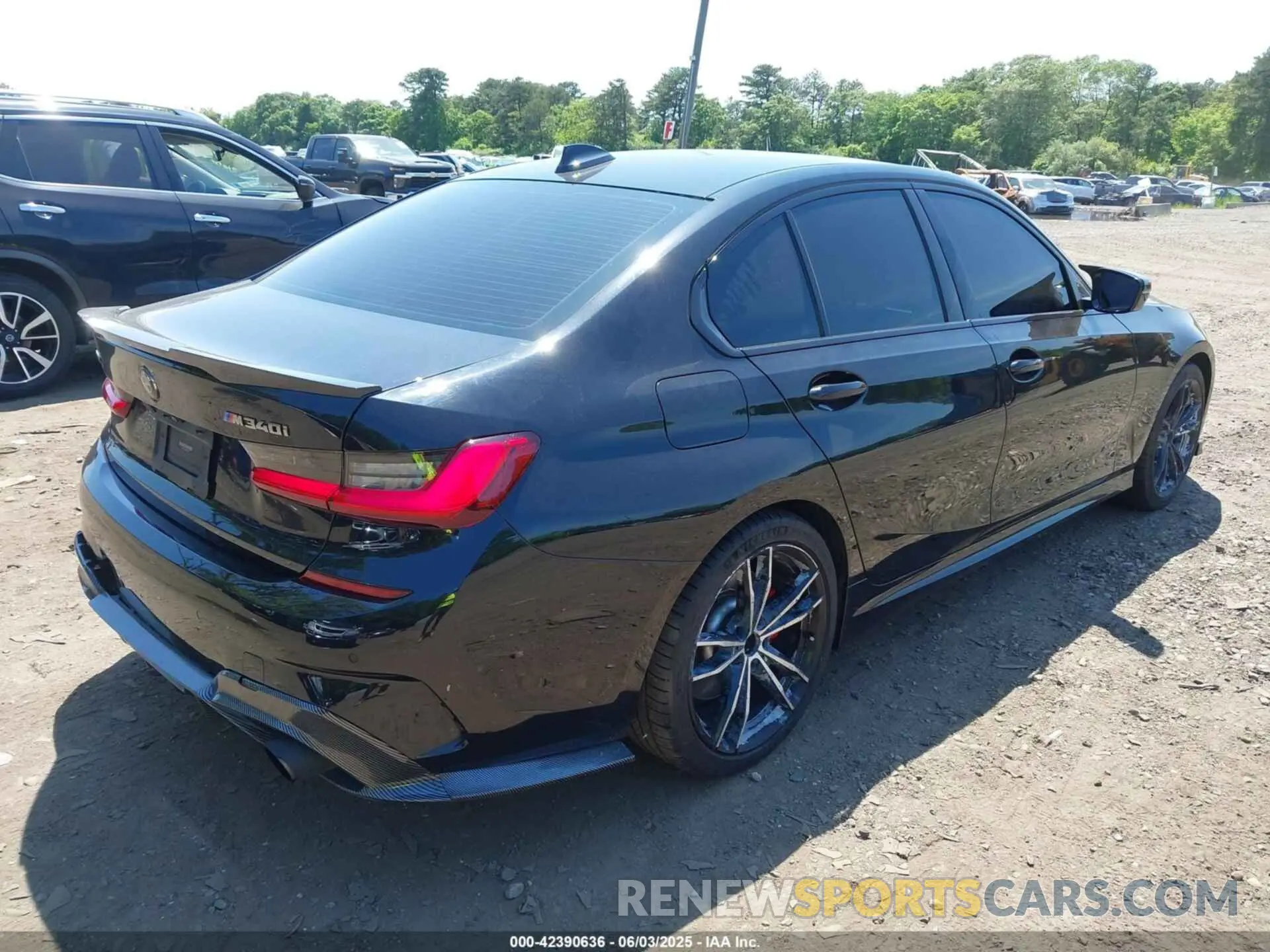 4 fotografías del automóvil dañado 3MW5U9J09M8B72761 BMW 3 SERIES 2021