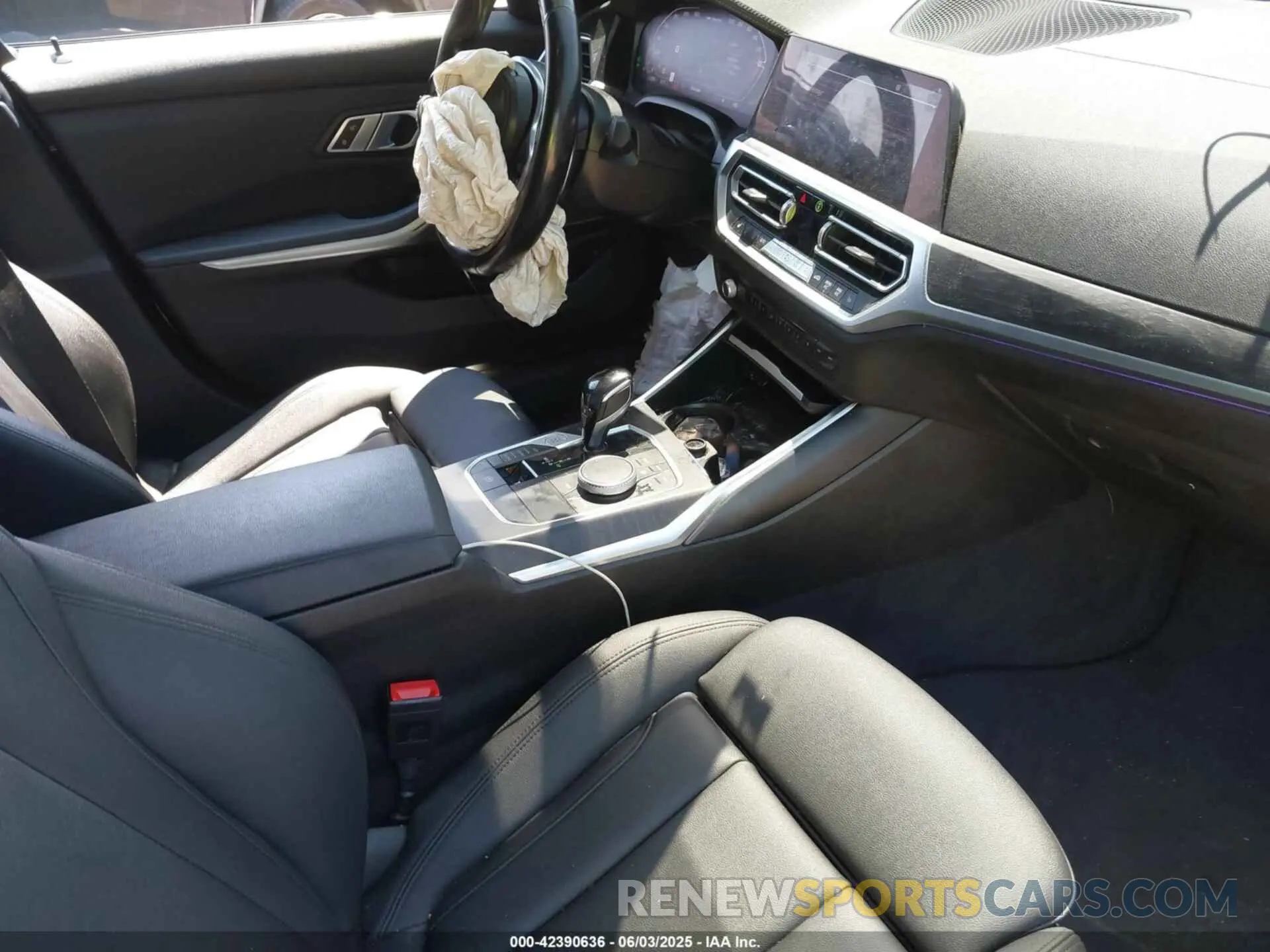 5 fotografías del automóvil dañado 3MW5U9J09M8B72761 BMW 3 SERIES 2021