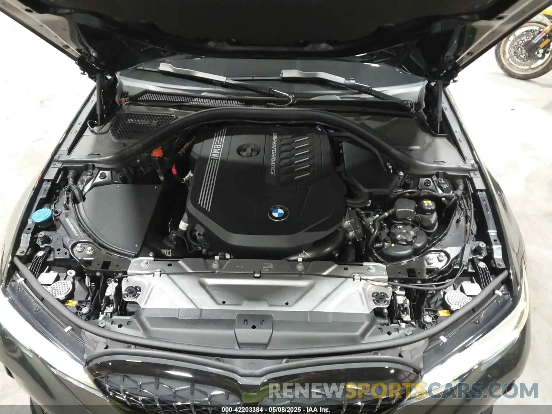 10 fotografías del automóvil dañado 3MW5U9J09M8B91584 BMW 3 SERIES 2021