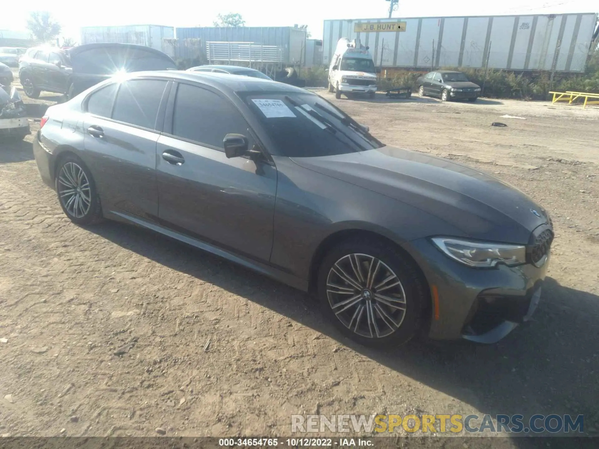 1 fotografías del automóvil dañado 3MW5U9J0XM8B89715 BMW 3 SERIES 2021