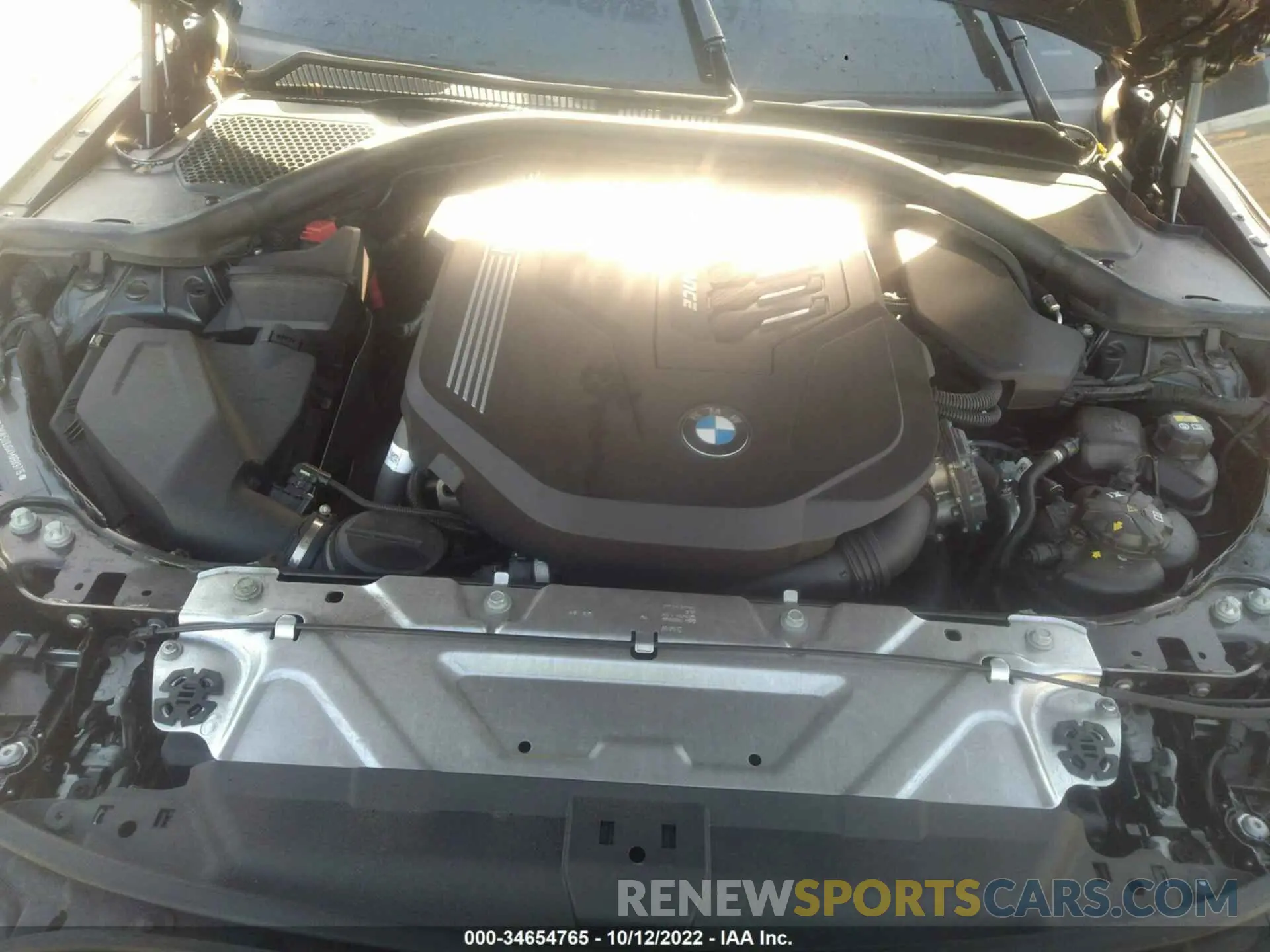 10 fotografías del automóvil dañado 3MW5U9J0XM8B89715 BMW 3 SERIES 2021