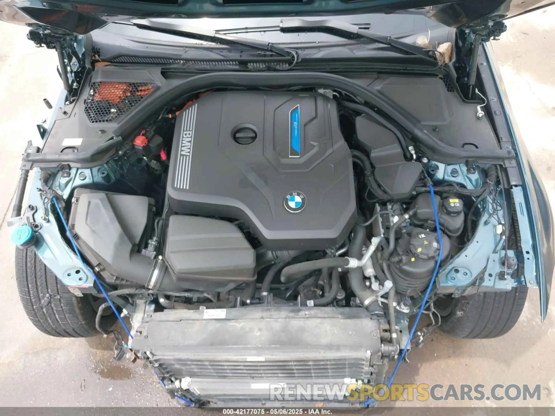 10 fotografías del automóvil dañado WBA5P7C02MFK71048 BMW 3 SERIES 2021