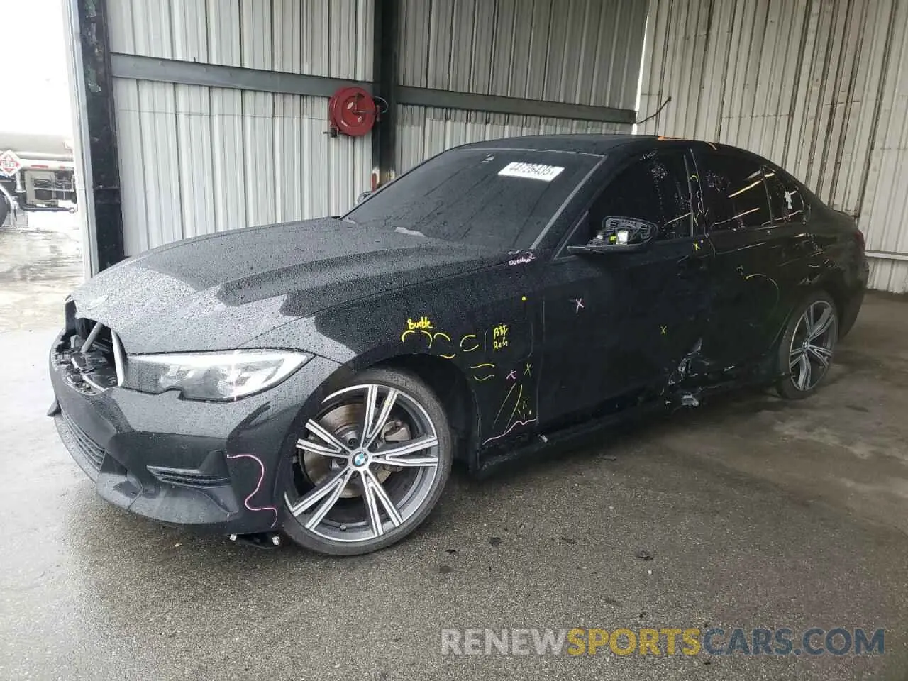 1 fotografías del automóvil dañado WBA5P7C06MFJ95799 BMW 3 SERIES 2021
