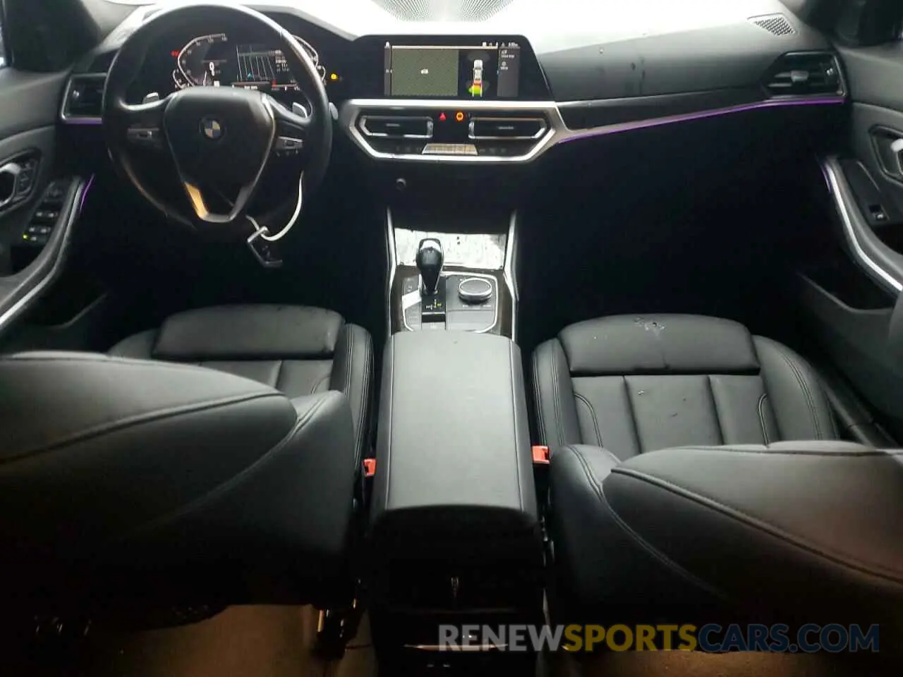 8 fotografías del automóvil dañado WBA5P7C06MFJ95799 BMW 3 SERIES 2021
