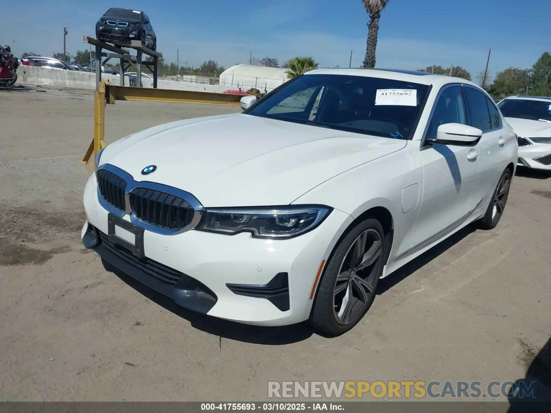 2 fotografías del automóvil dañado WBA5P7C07MFJ97142 BMW 3 SERIES 2021