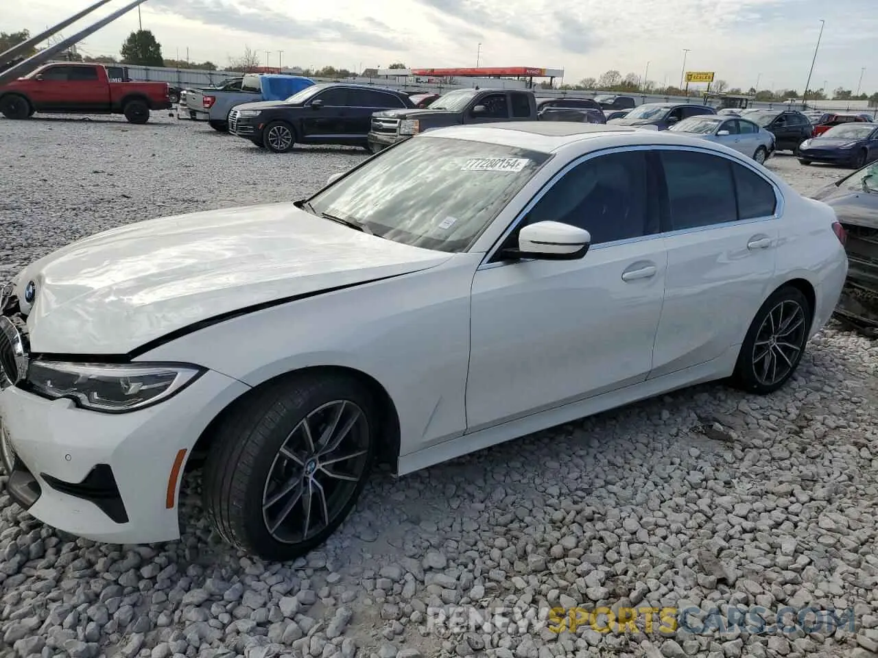 1 fotografías del automóvil dañado WBA5R1C07MFK81629 BMW 3 SERIES 2021