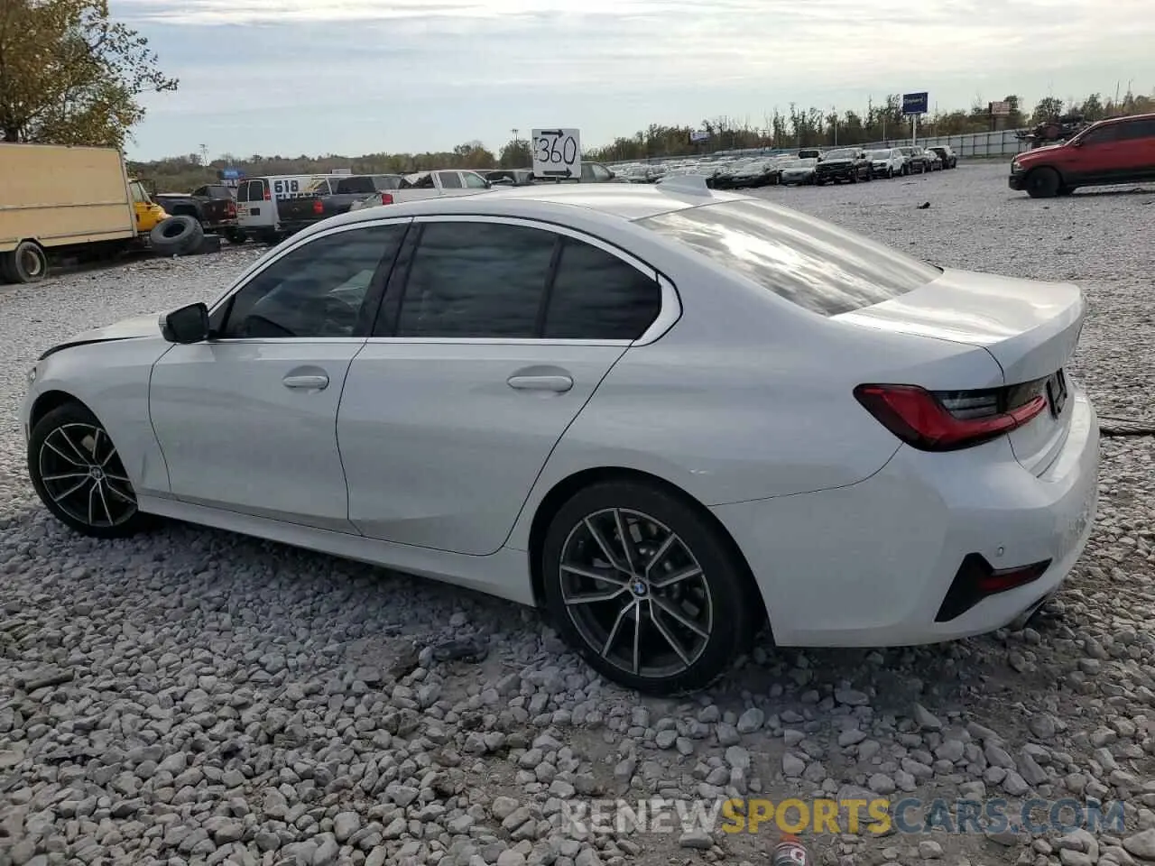 2 fotografías del automóvil dañado WBA5R1C07MFK81629 BMW 3 SERIES 2021