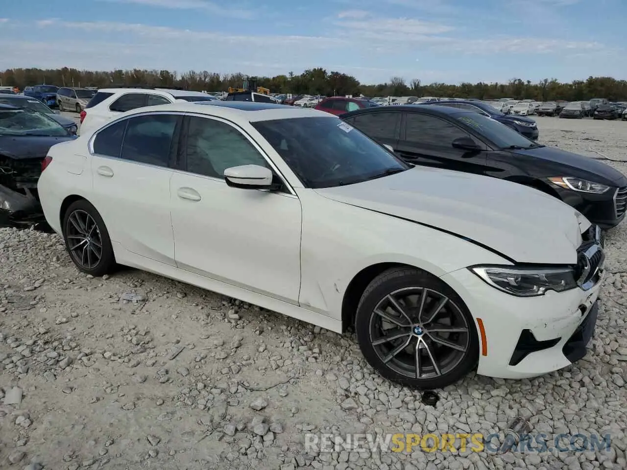 4 fotografías del automóvil dañado WBA5R1C07MFK81629 BMW 3 SERIES 2021